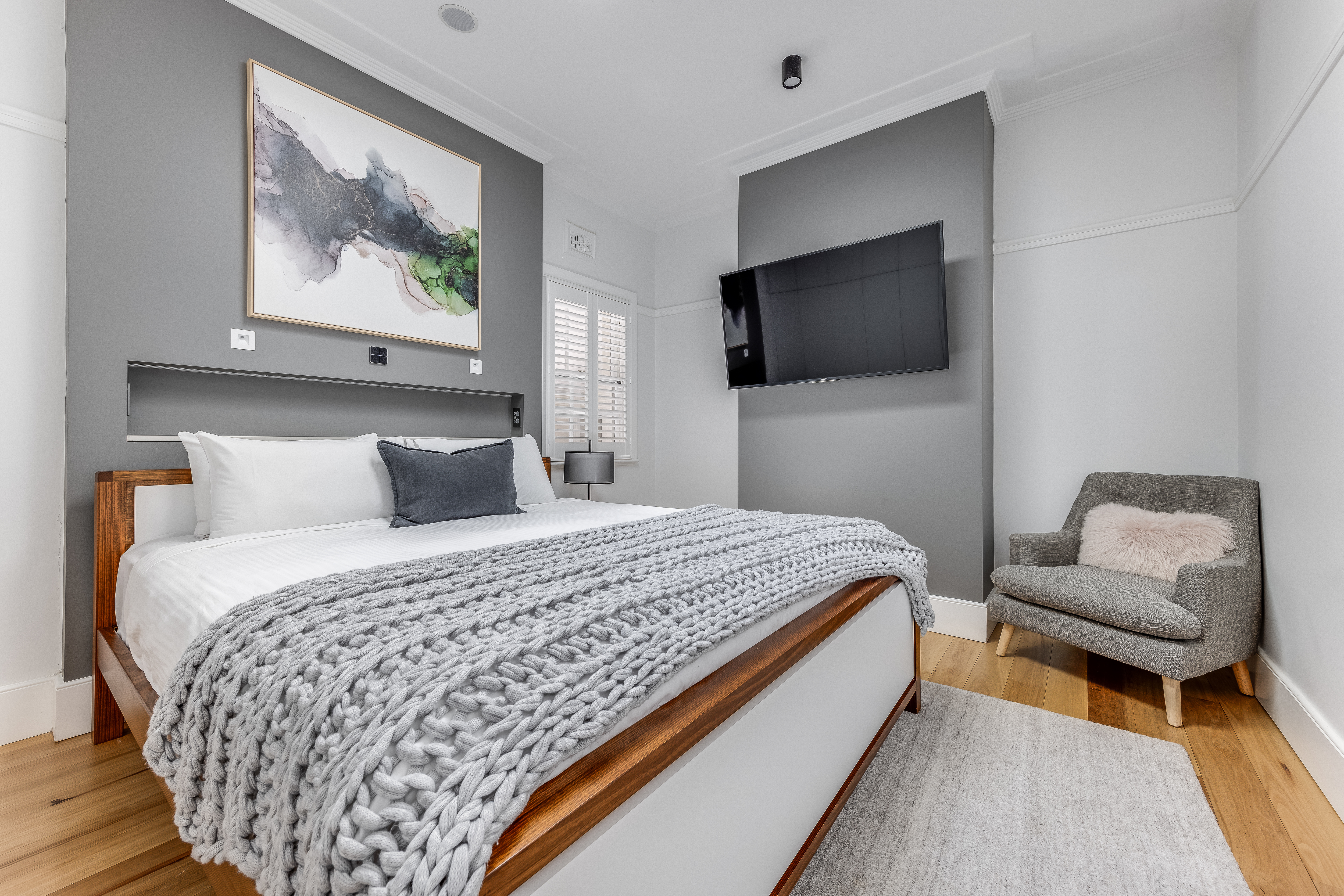 Bedroom - One Bedroom Apartment - Urban Rest - Barangaroo Park Apartments - Sydney