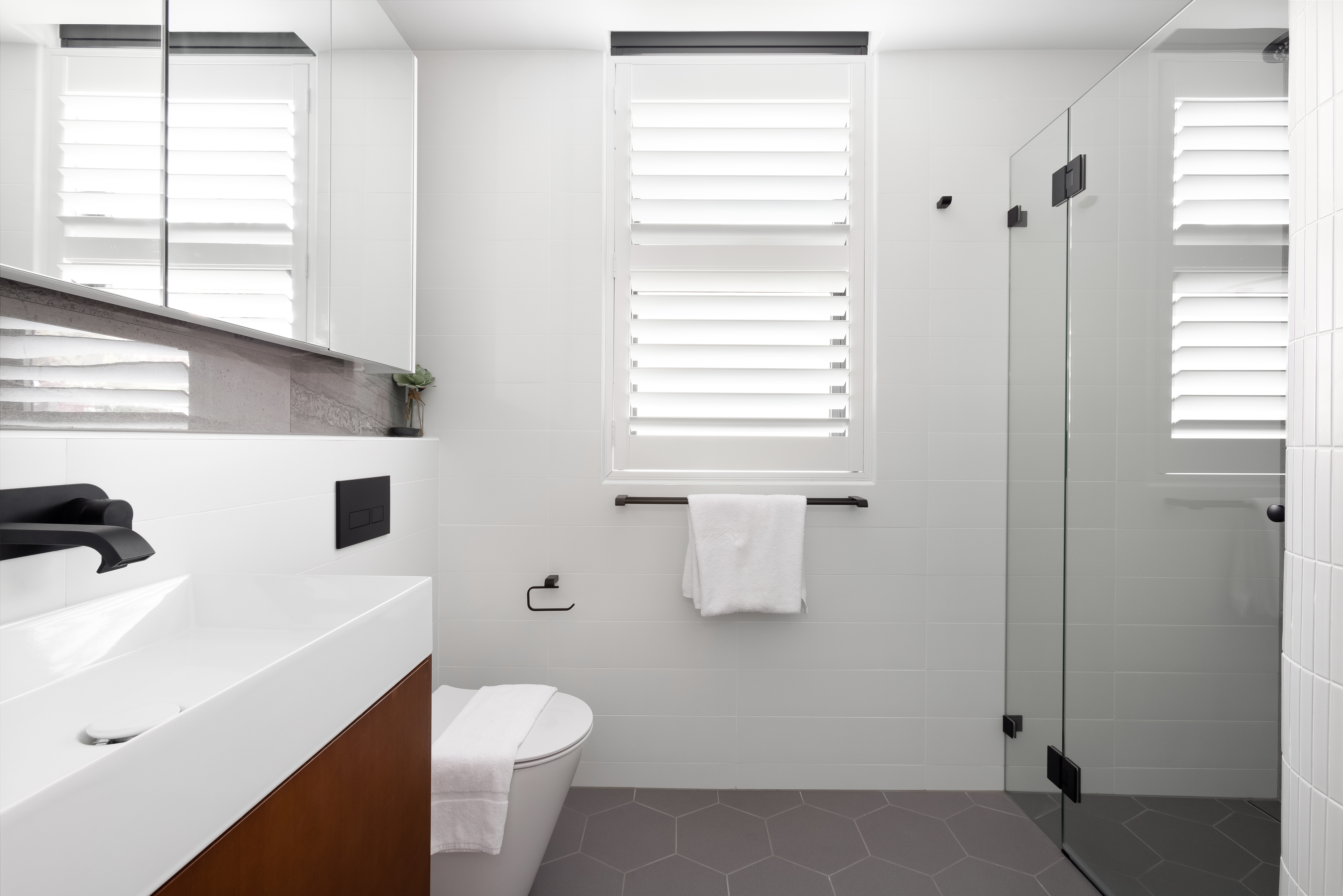 Bathroom - Two Bedroom (KQ) Apartment - Urban Rest - Barangaroo Park Apartments - Sydney