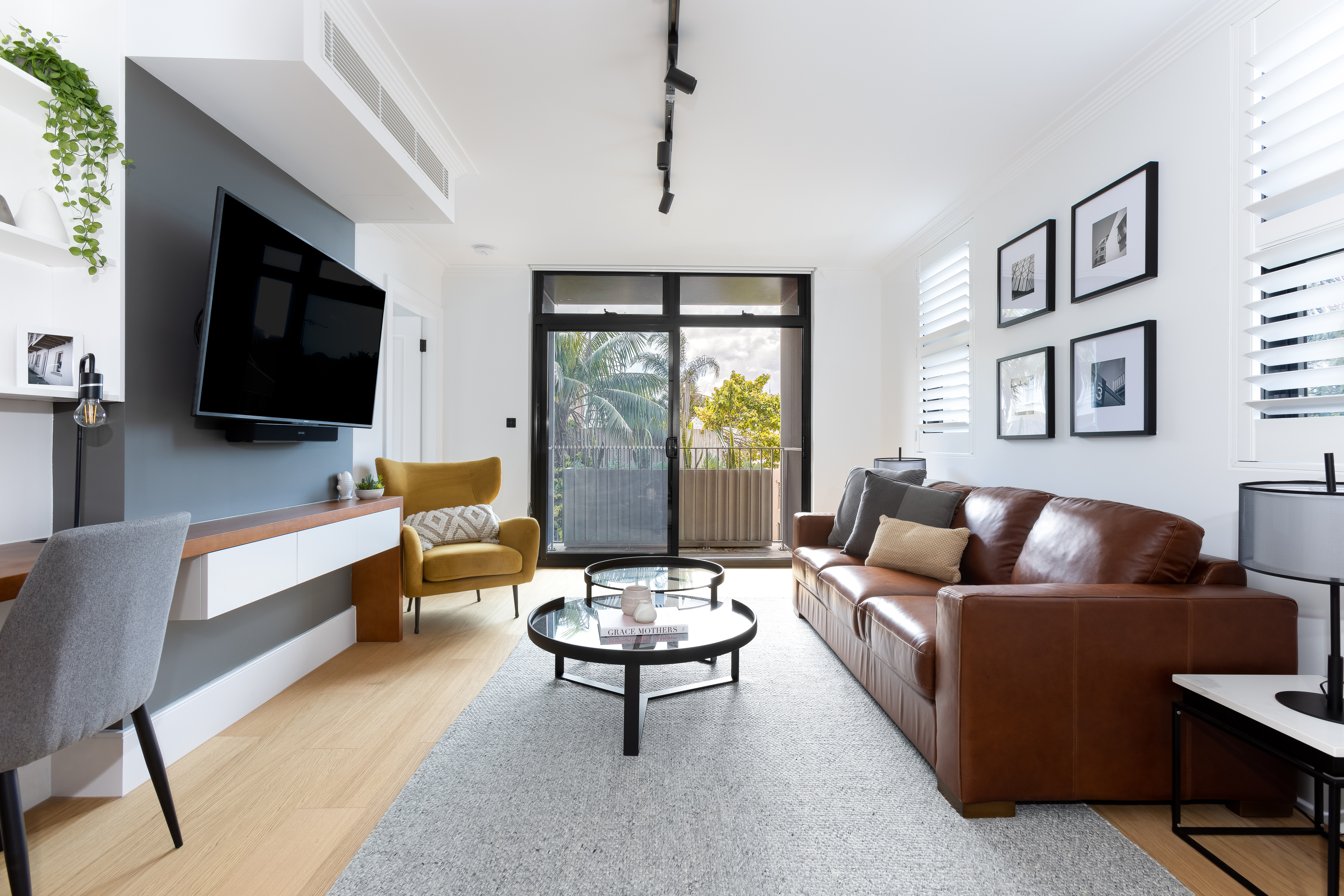 Lounge - Two Bedroom (KQ) Apartment - Urban Rest - Barangaroo Park Apartments - Sydney