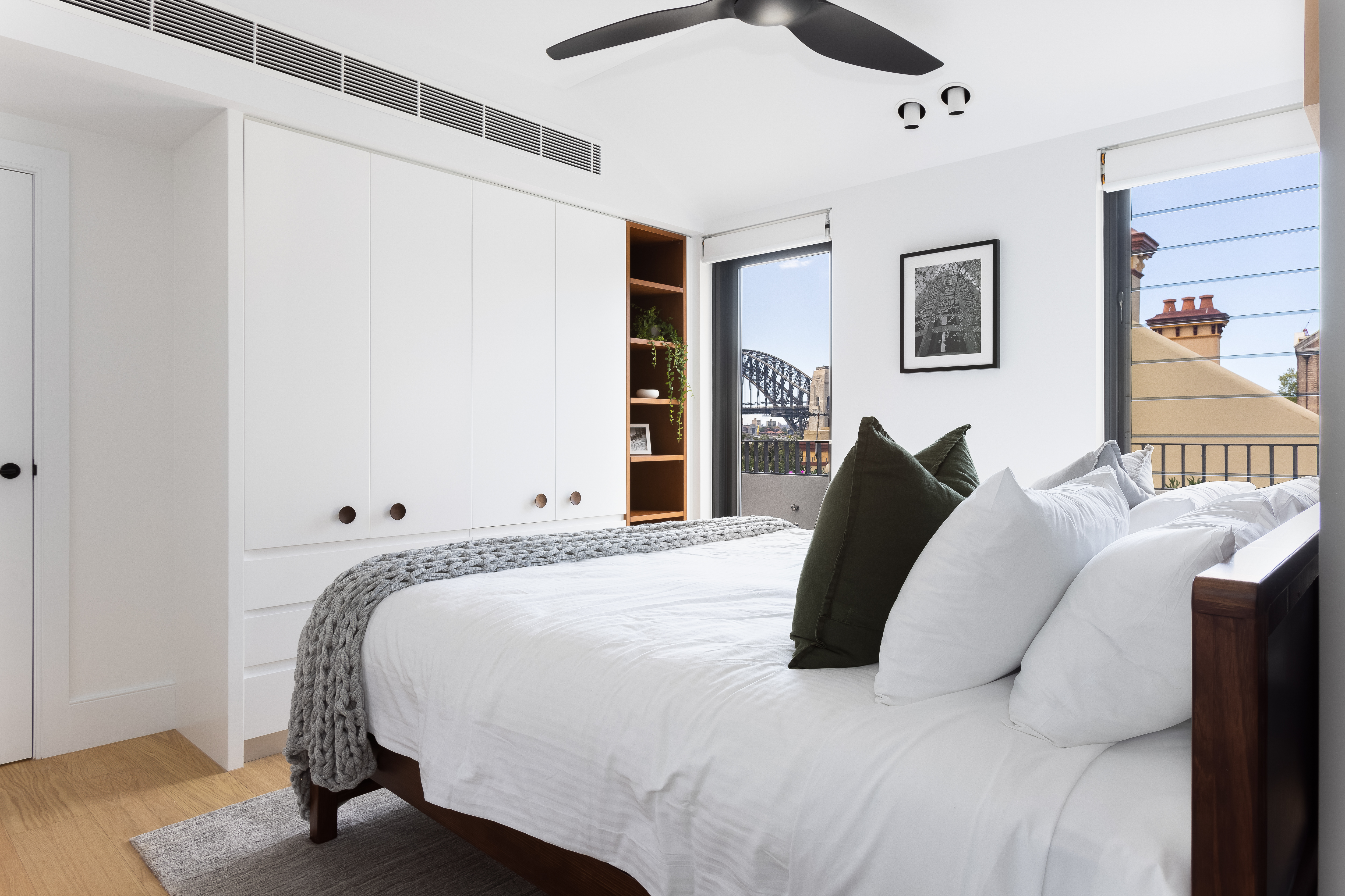 Bedroom 1 - Two Bedroom Penthouse - Urban Rest - Barangaroo Park Apartments - Sydney