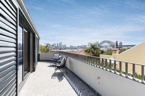 Balcony - Two Bedroom Penthouse - Urban Rest - Barangaroo Park Apartments - Sydney