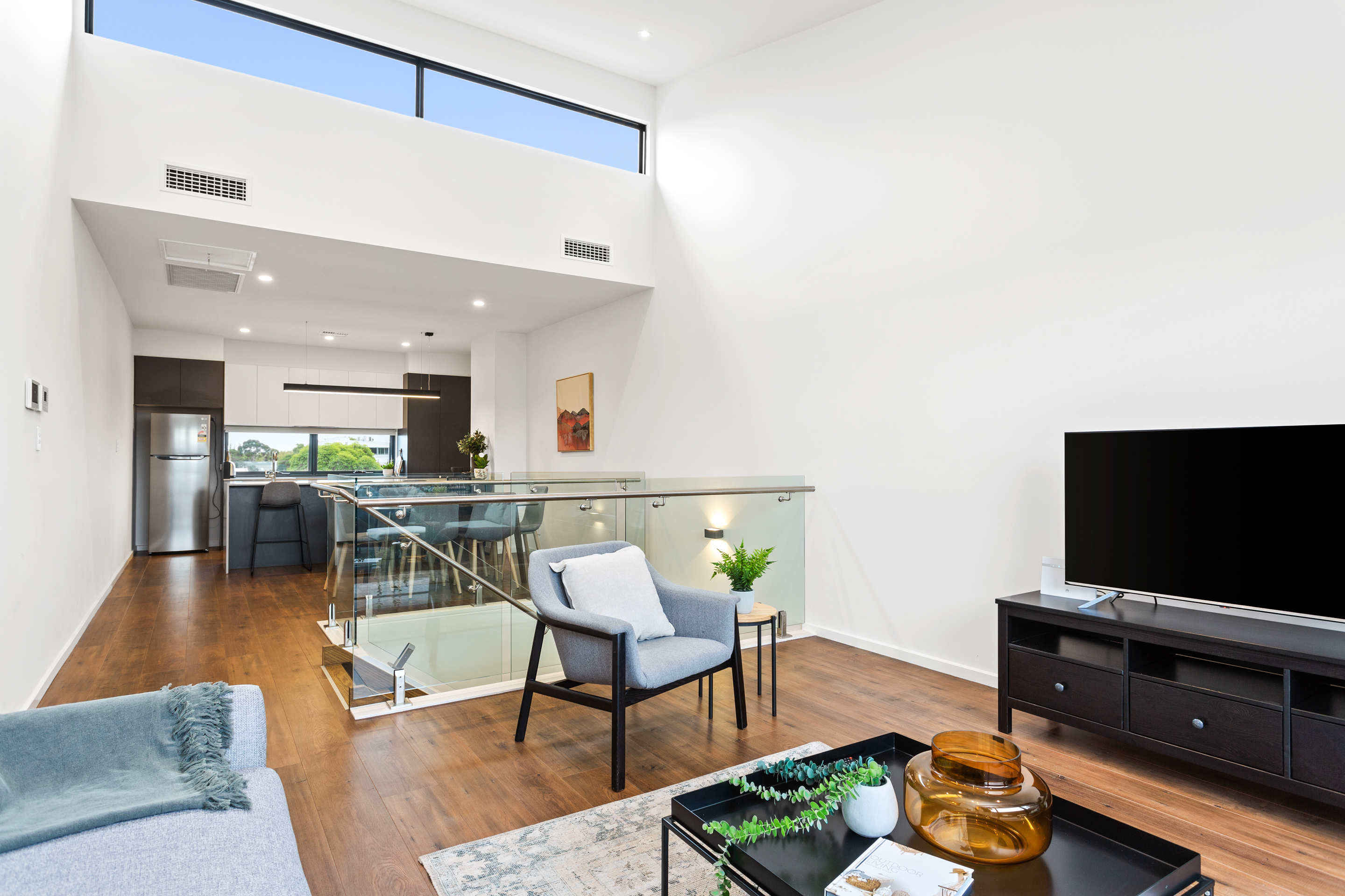 Living Room - Little Grenfell Apartments - Adelaide - Urban Rest