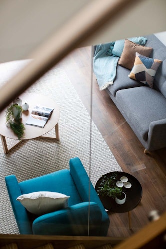 Living Room Detail - Little Grenfell Apartments - Adelaide - Urban Rest
