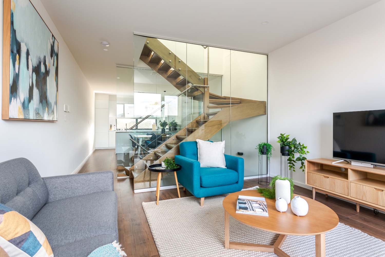 Living Room  - Little Grenfell Apartments - Adelaide - Urban Rest