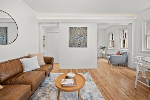 Living Area - One Bedroom Apartment - Urban Rest - Mulwarree Ave Apartments - Sydney