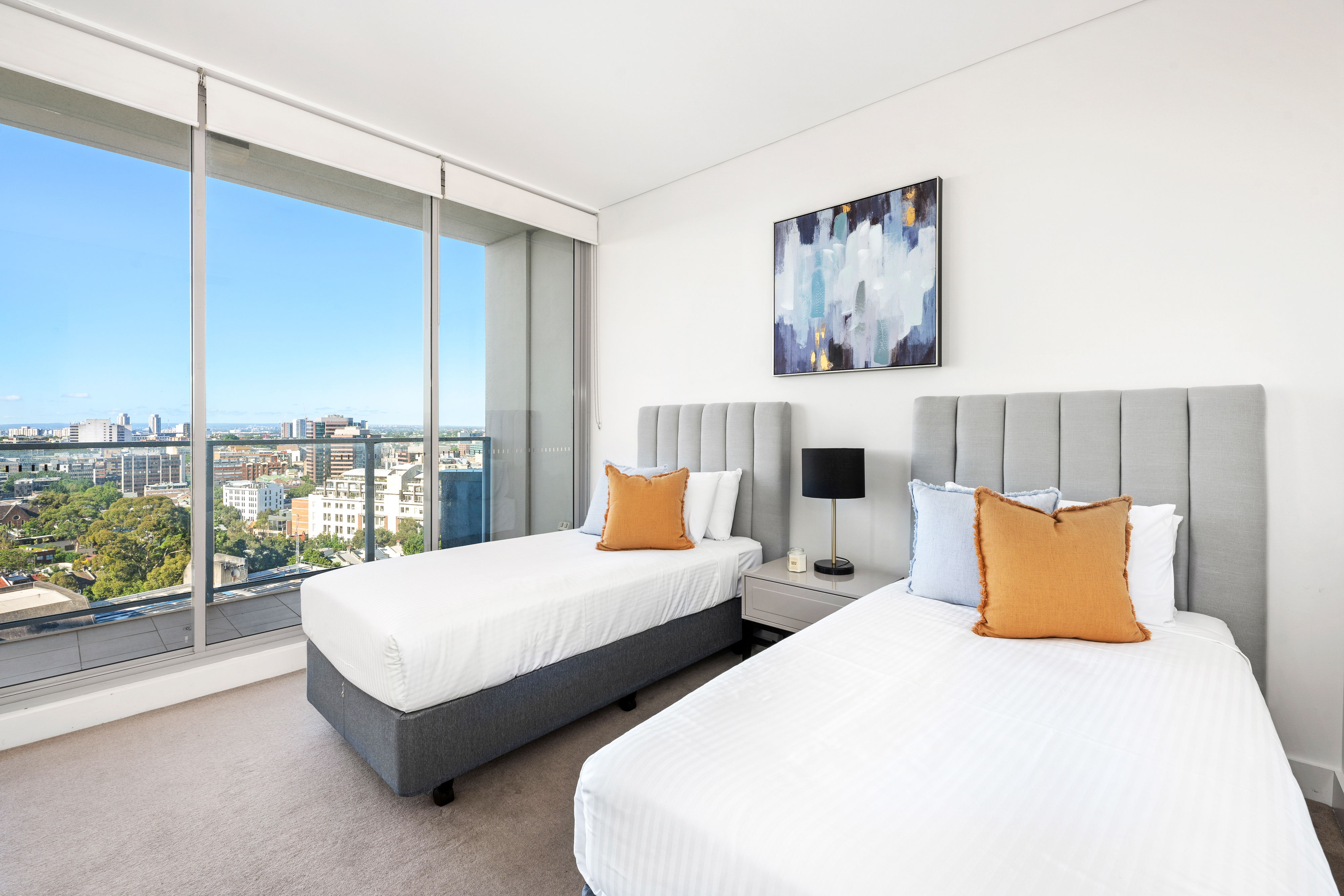 Bedroom 3 - Three Bedroom Apartment - Urban Rest - Alta Apartments - Sydney