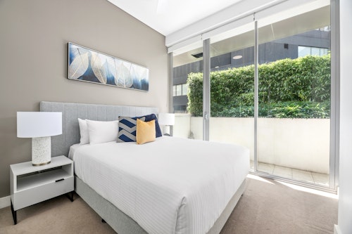 Bedroom - One Bedroom Apartment With Parking - Urban Rest - Alta Apartments - Sydney