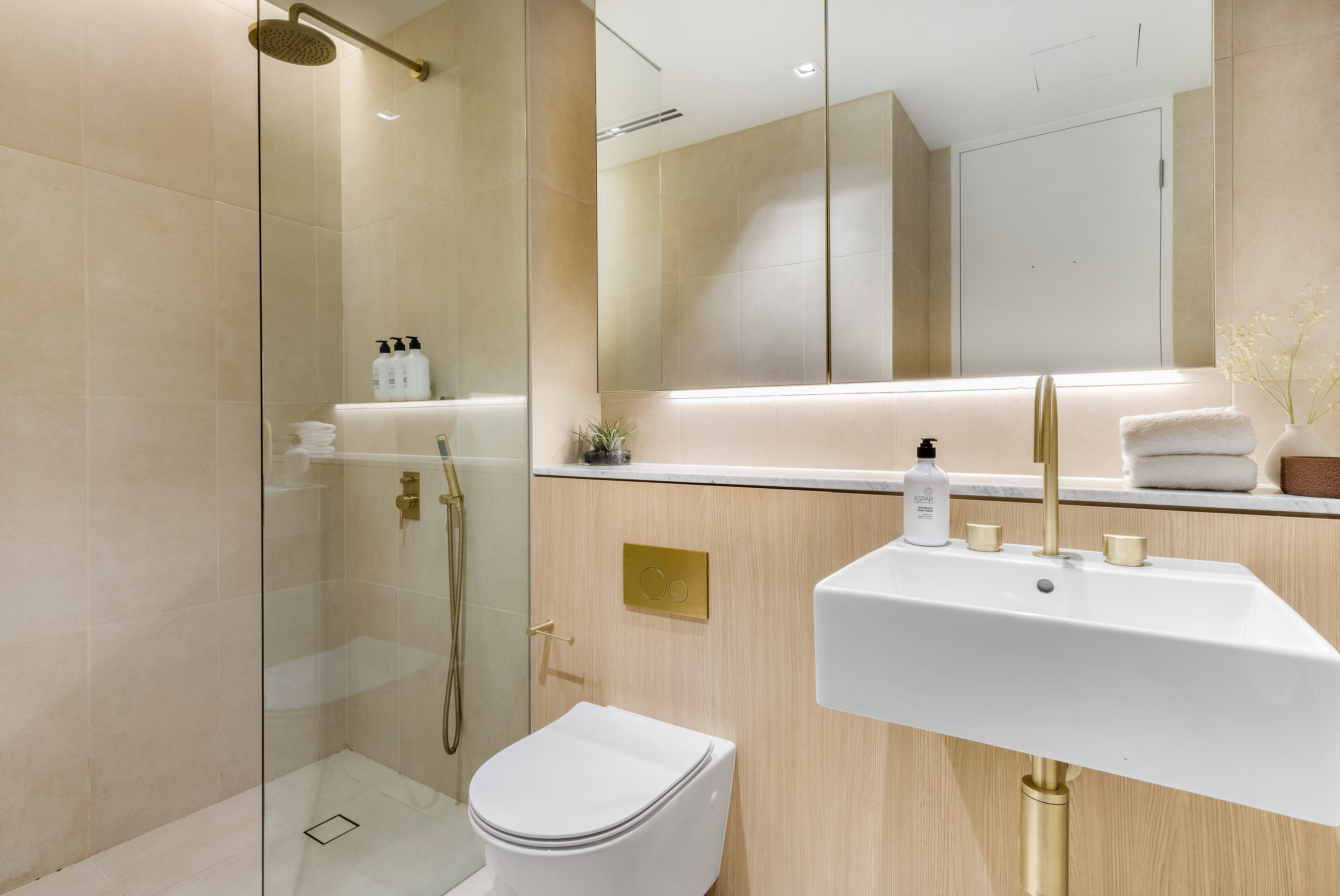 Bathroom - One Bedroom Studio Apartment - Urban Rest - Calibre Apartments - Sydney
