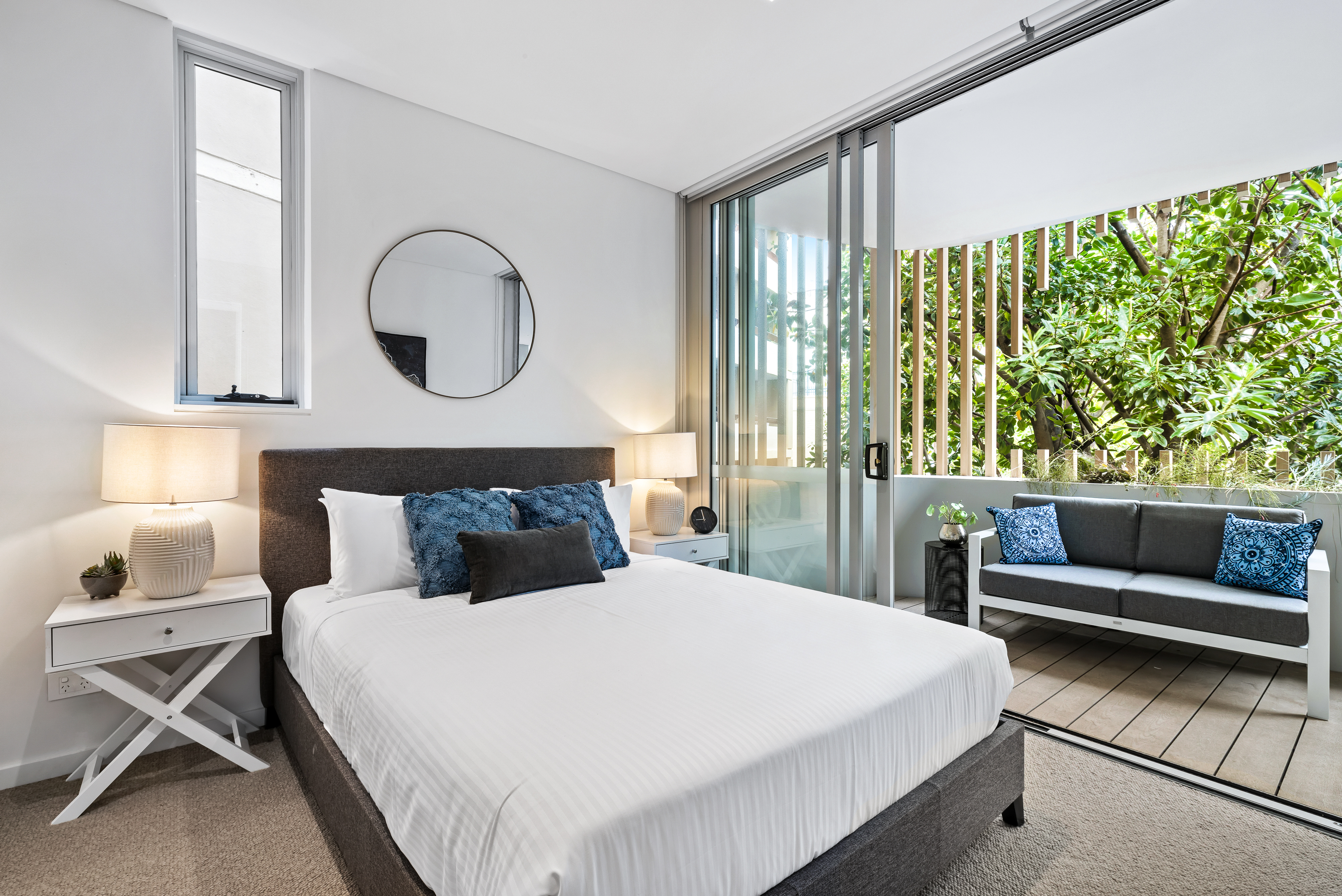 Bedroom - One Bedroom Apartment - Urban Rest - Calibre Apartments - Sydney