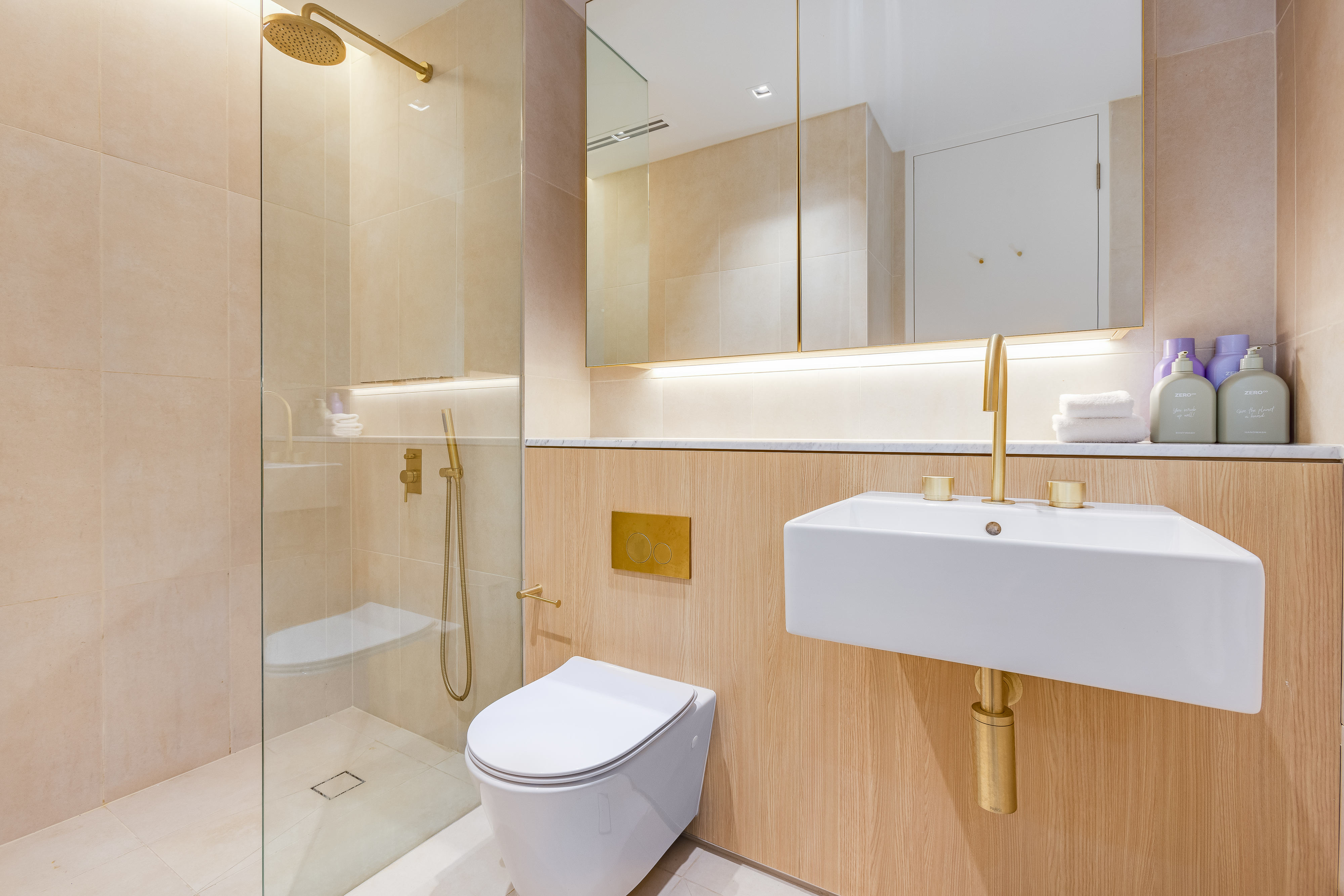 Bathroom 1 - Two Bedroom Apartment - Urban Rest - Calibre Apartments - Sydney