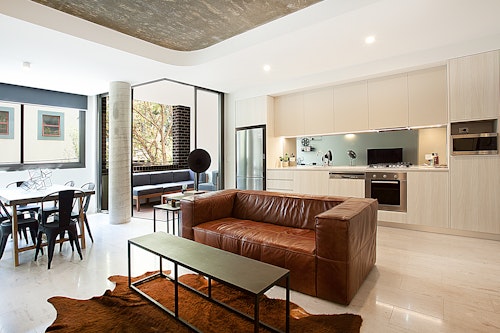 Living Area - One Bedroom Apartment - Urban Rest - The Mary Apartments - Sydney