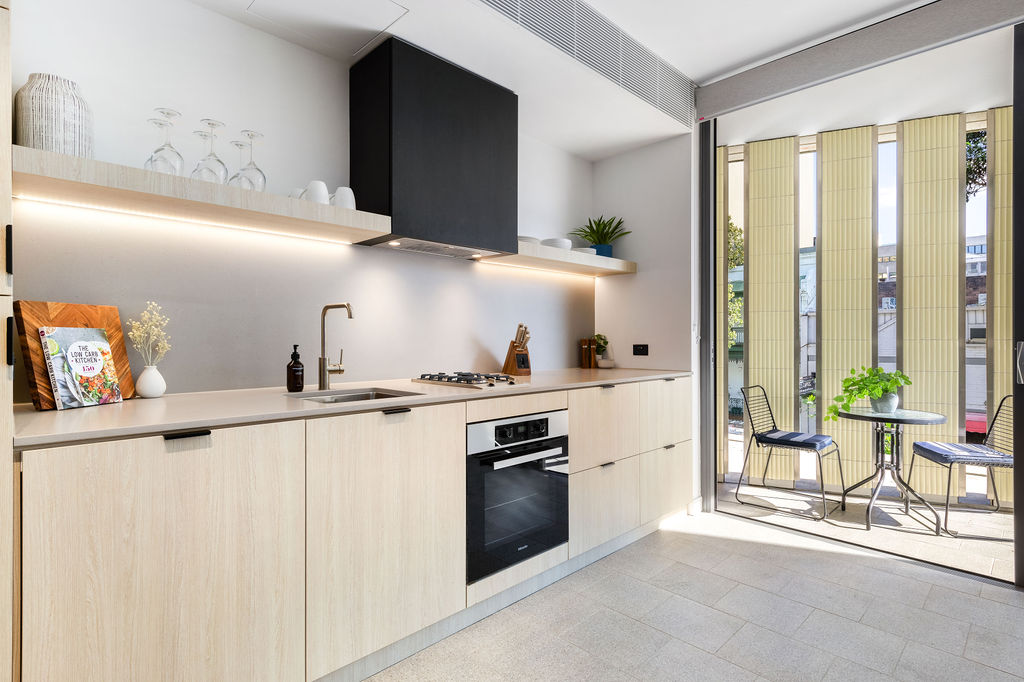 Kitchen - One Bedroom Studio Apartment - Urban Rest - The Surry Apartments - Sydney