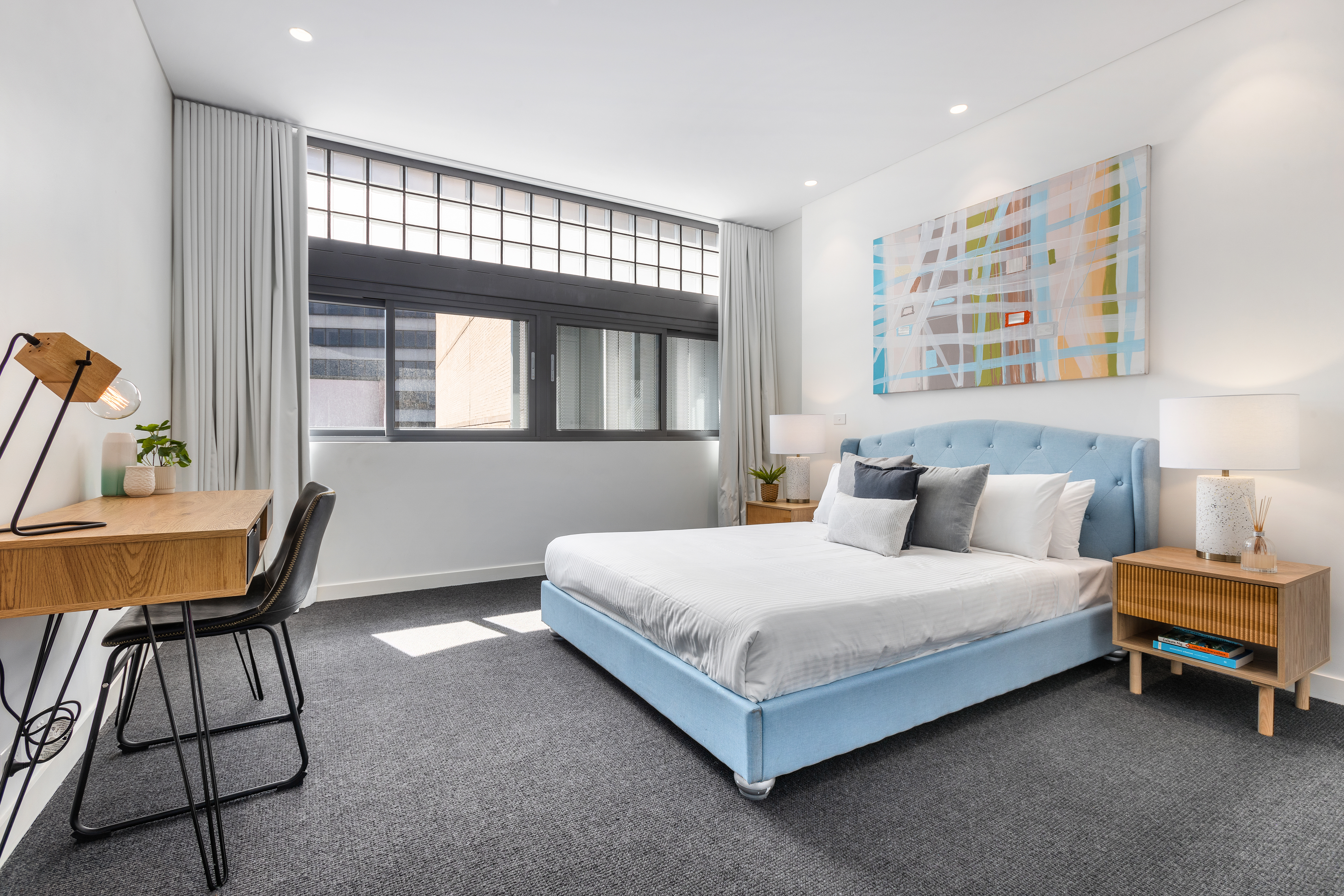 Bedroom 1 - Two Bedroom Apartment - Urban Rest - The Surry Apartments - Sydney