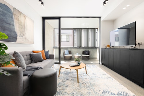 Living Area - Two Bedroom Apartment - Urban Rest - The Surry Apartments - Sydney