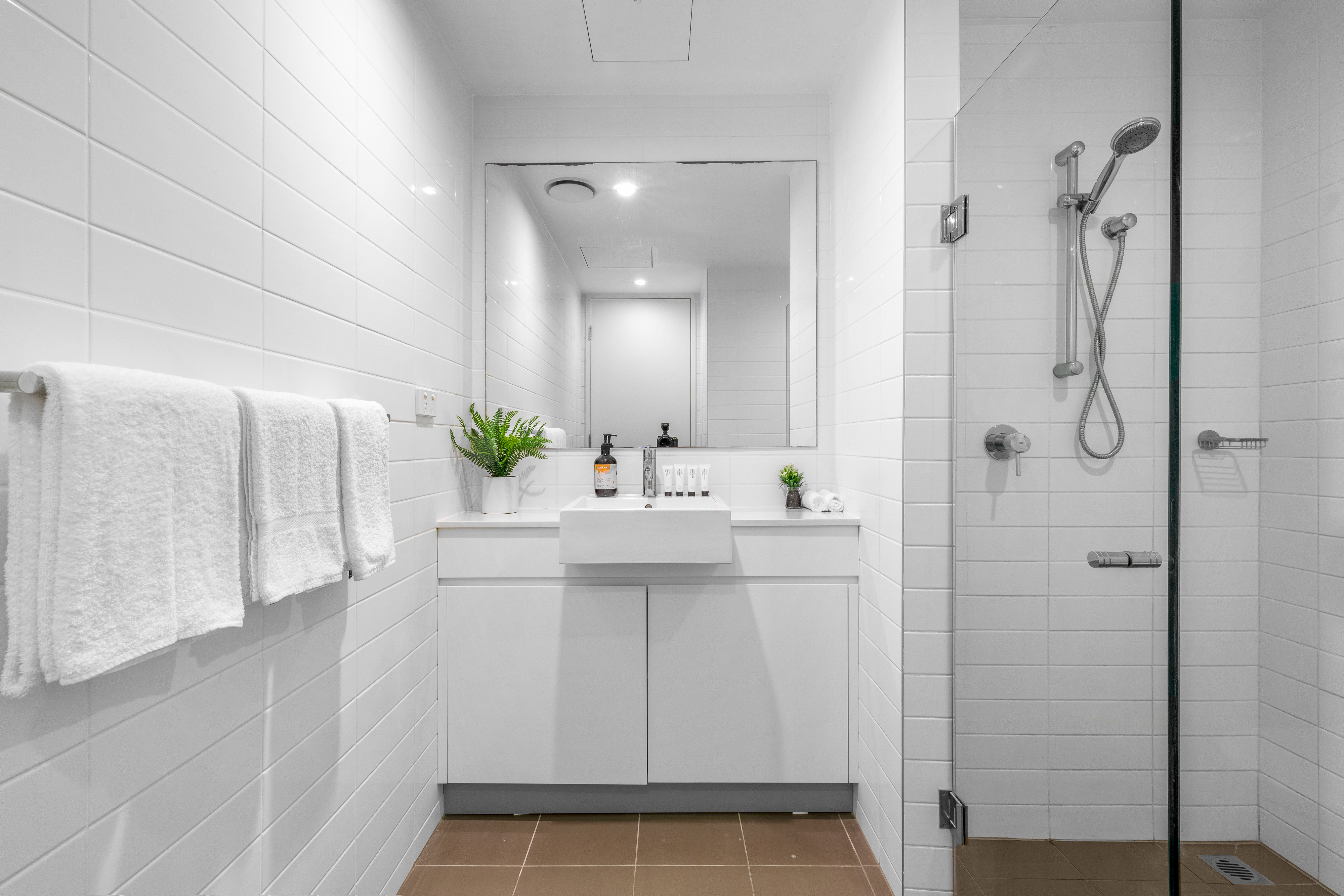 Bathroom - One Bedroom Apartment - Urban Rest - Waterloo St Apartments - Sydney