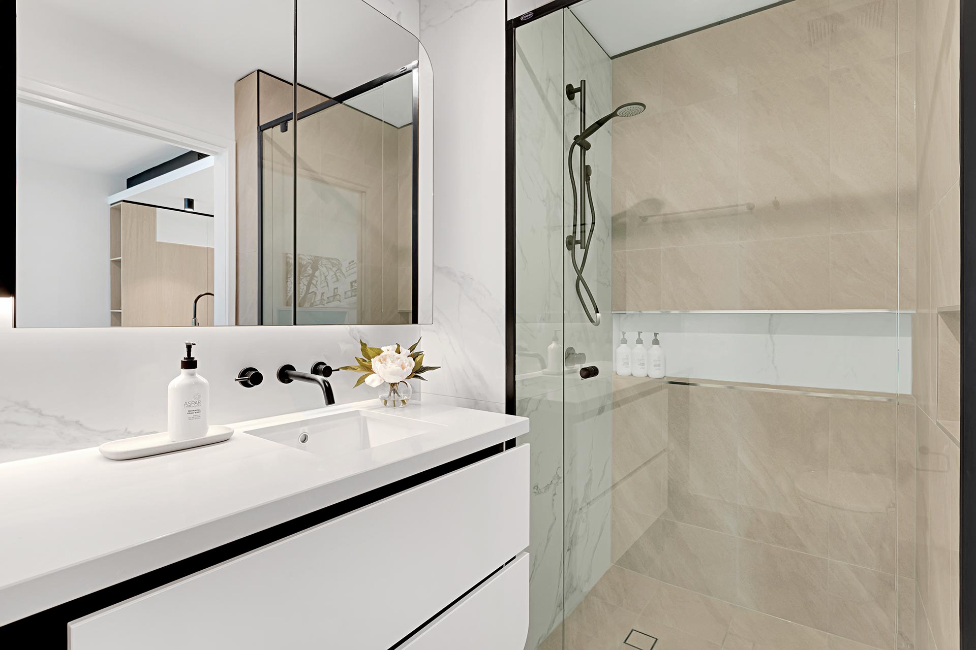 Bathroom - One Bedroom Apartment - Urban Rest - Halo Apartments - Brisbane