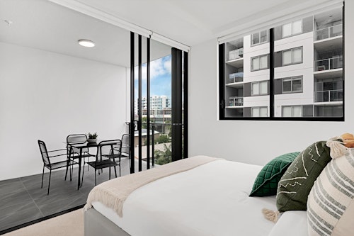 Bedroom - One Bedroom Apartment - Urban Rest - Halo Apartments - Brisbane
