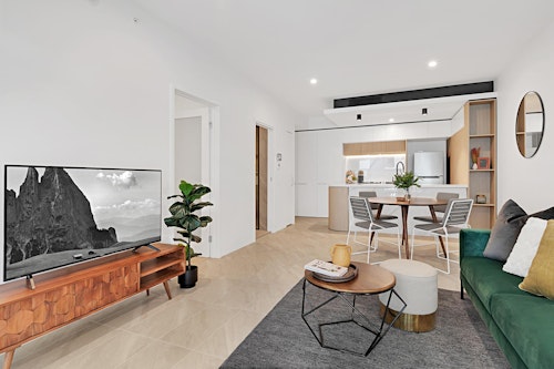 Living Area - One Bedroom Apartment - Urban Rest - Halo Apartments - Brisbane