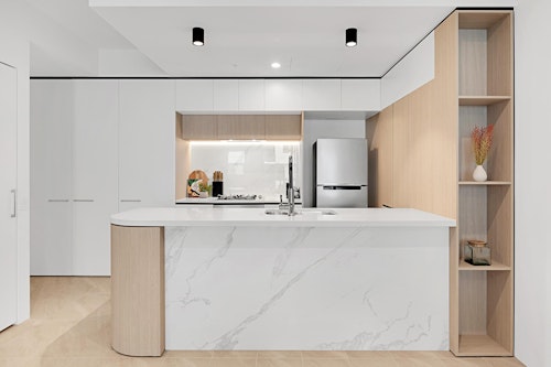 Kitchen - One Bedroom Apartment - Urban Rest - Halo Apartments - Brisbane