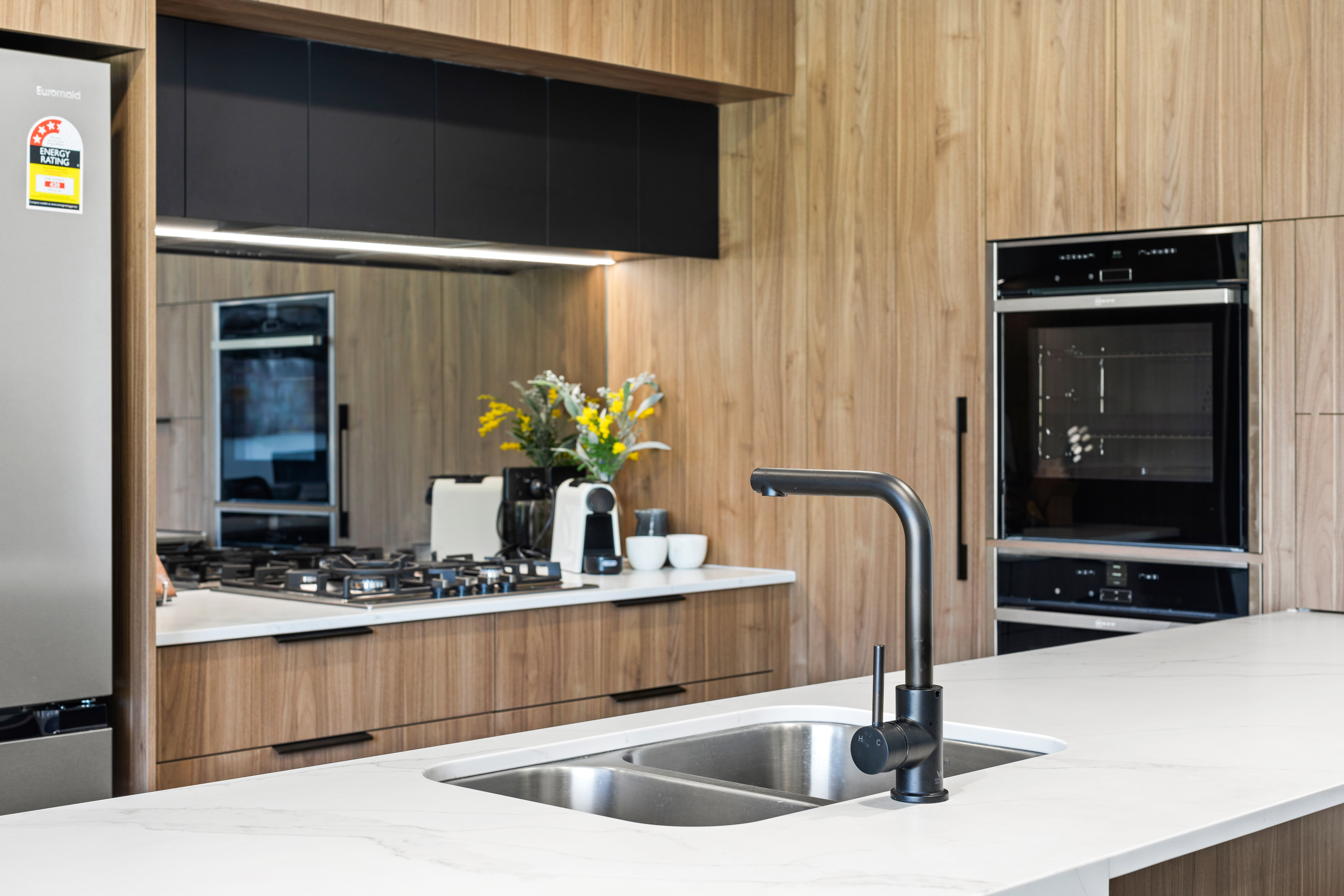 Kitchen - Three Bedroom Apartment - Urban Rest - The Monterey Apartments - Brisbane