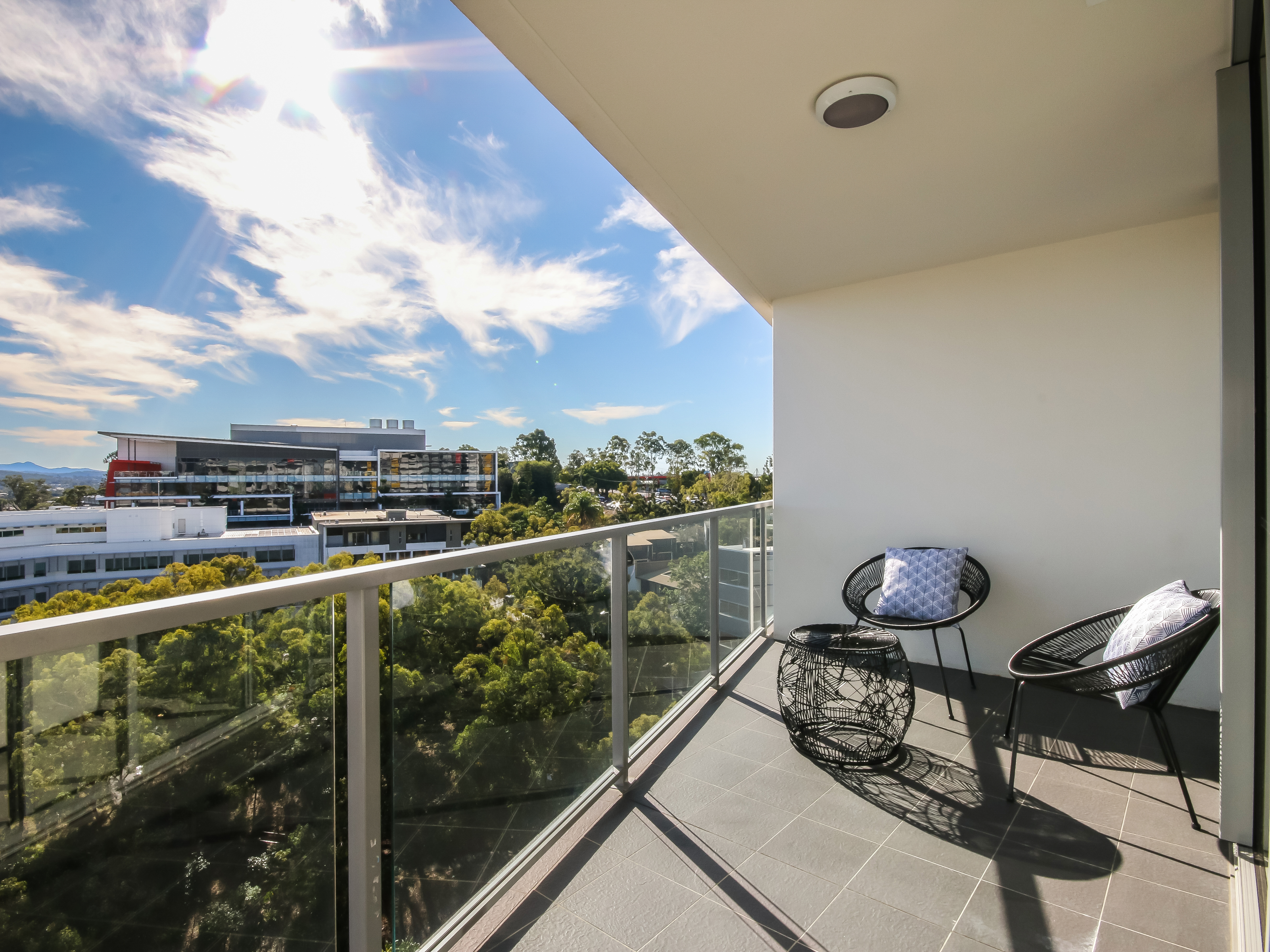 Balcony - One Bedroom Apartment - Urban Rest - Urban Edge Apartments - Brisbane