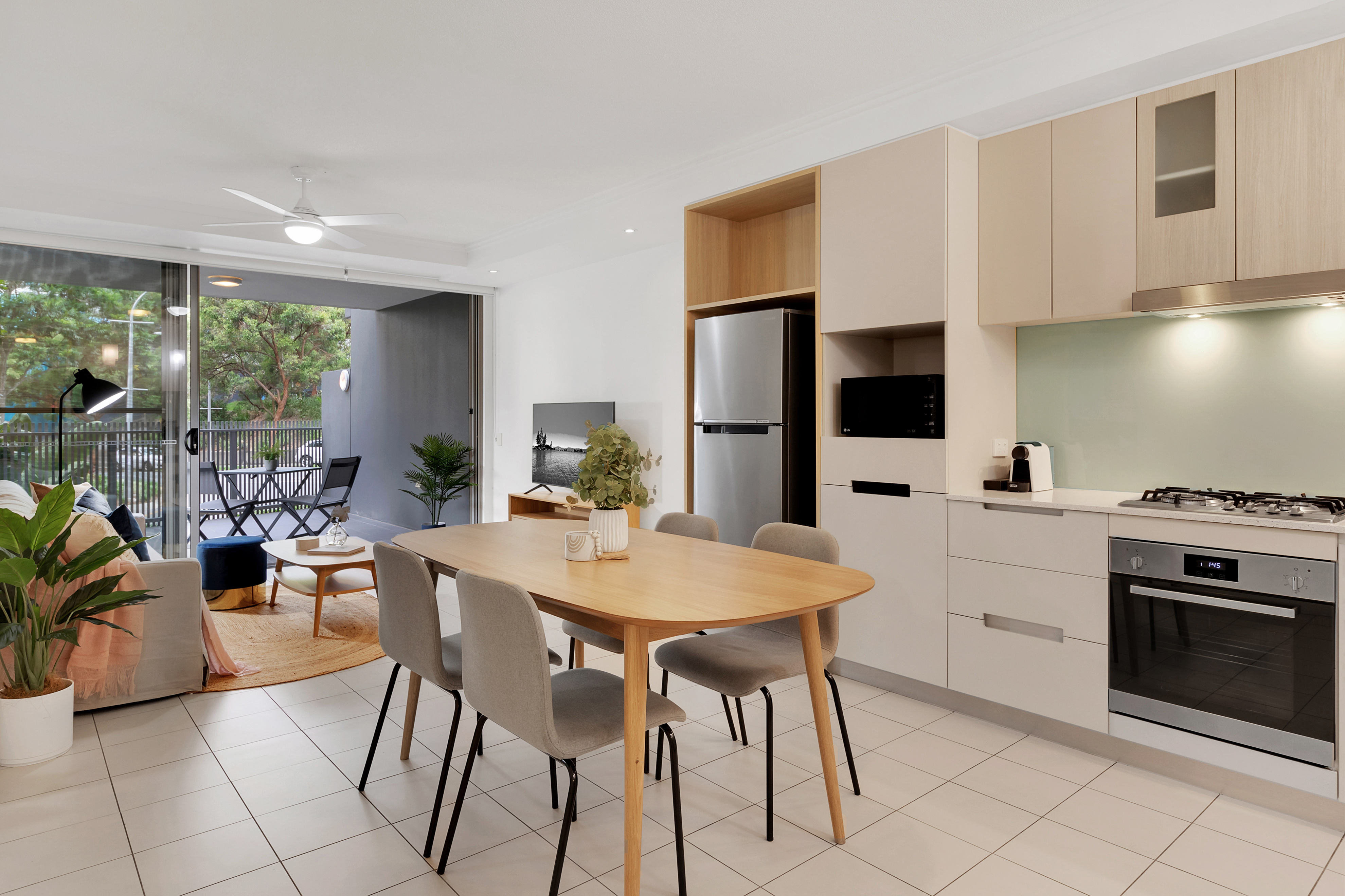 Dining - Two Bedroom Apartment - Urban Rest - Urban Edge Apartments - Brisbane