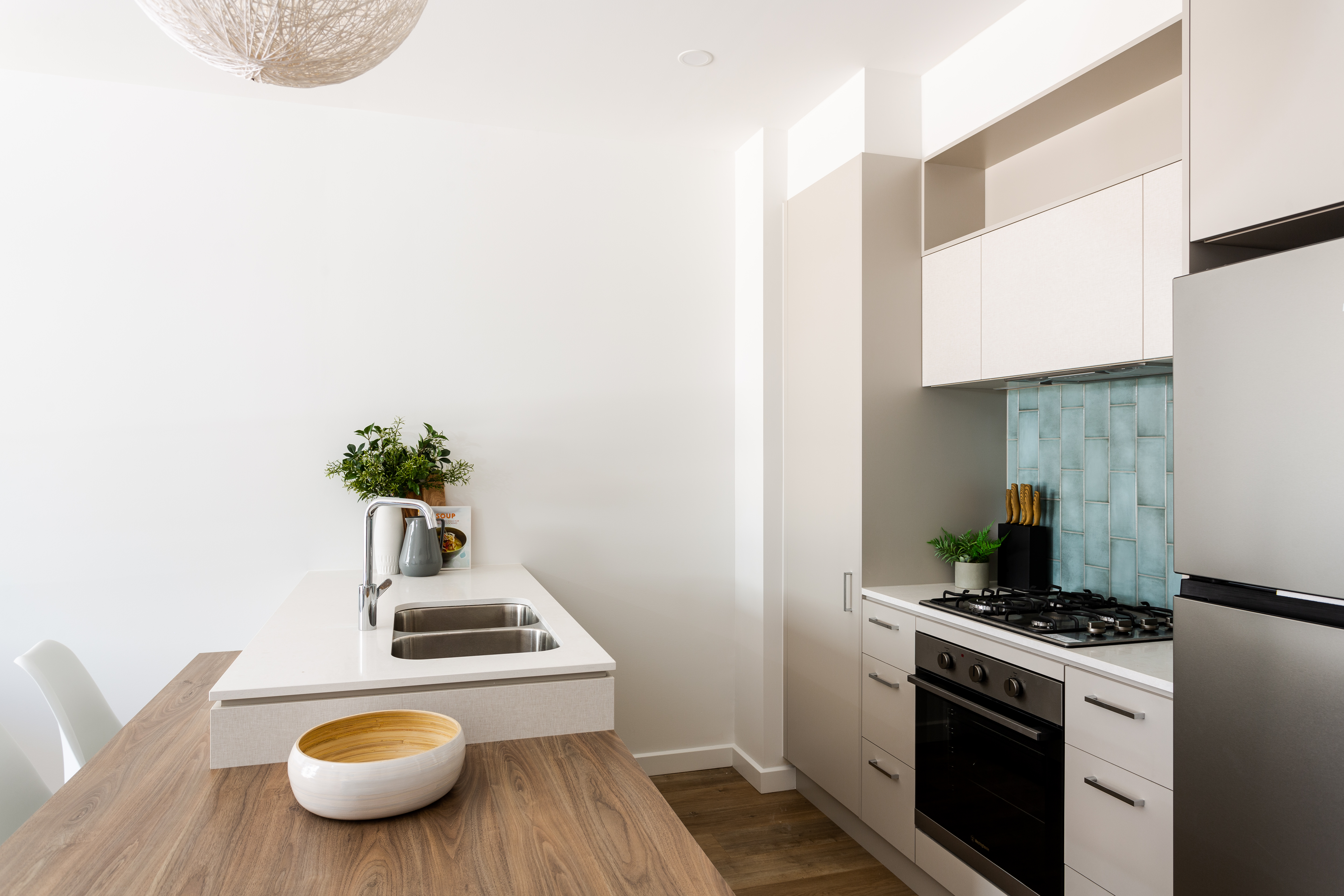 Kitchen - Two Bedroom Apartment - Urban Rest - Albany Lane Apartments - Adelaide
