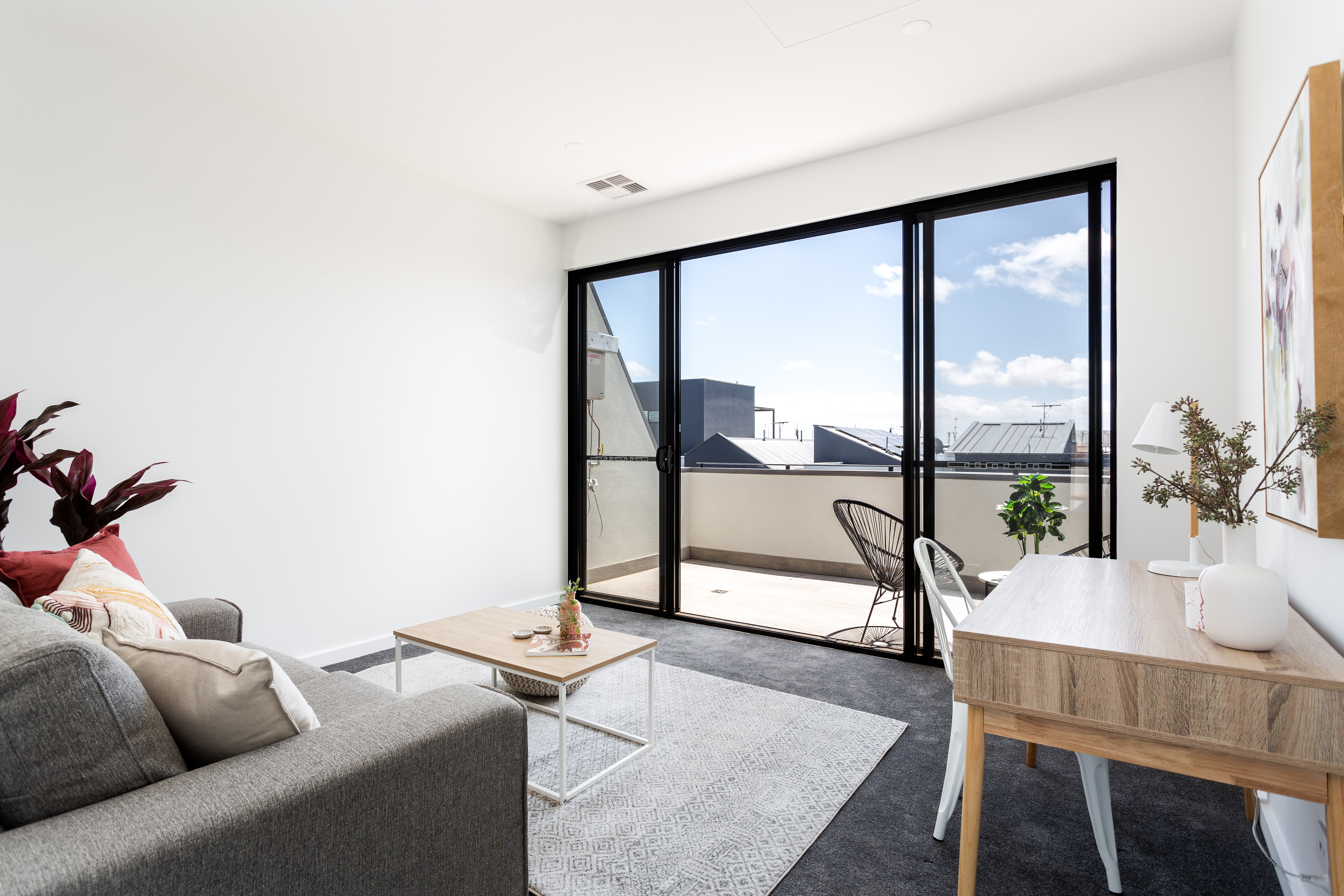 Desk - Two Bedroom Apartment - Urban Rest - Albany Lane Apartments - Adelaide