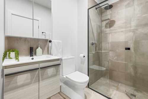 Bathroom - Two Bedroom Apartment - Urban Rest - Hobart Lane Apartments - Adelaide