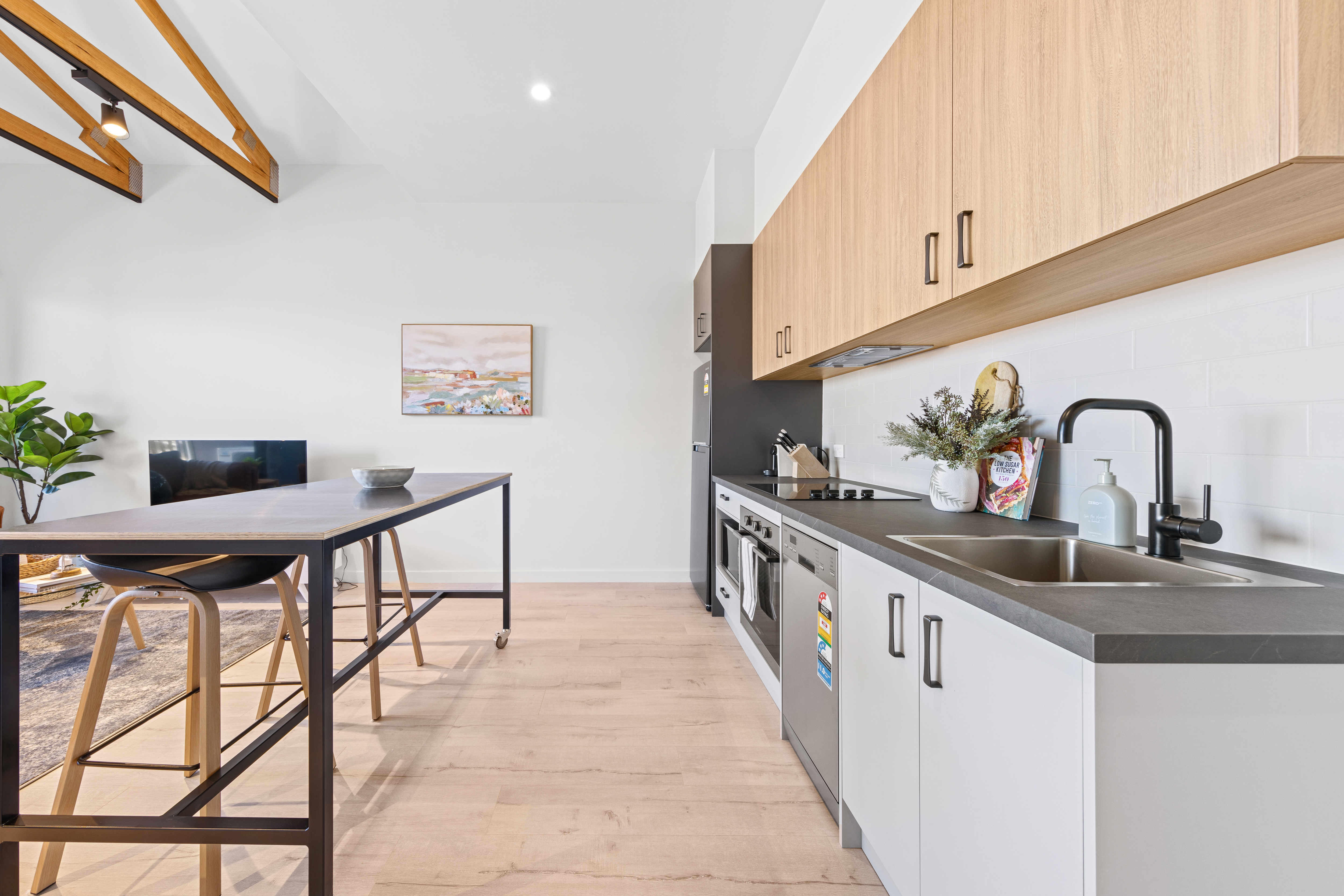 Kitchen - Two Bedroom Apartment - Urban Rest - Hobart Lane Apartments - Adelaide