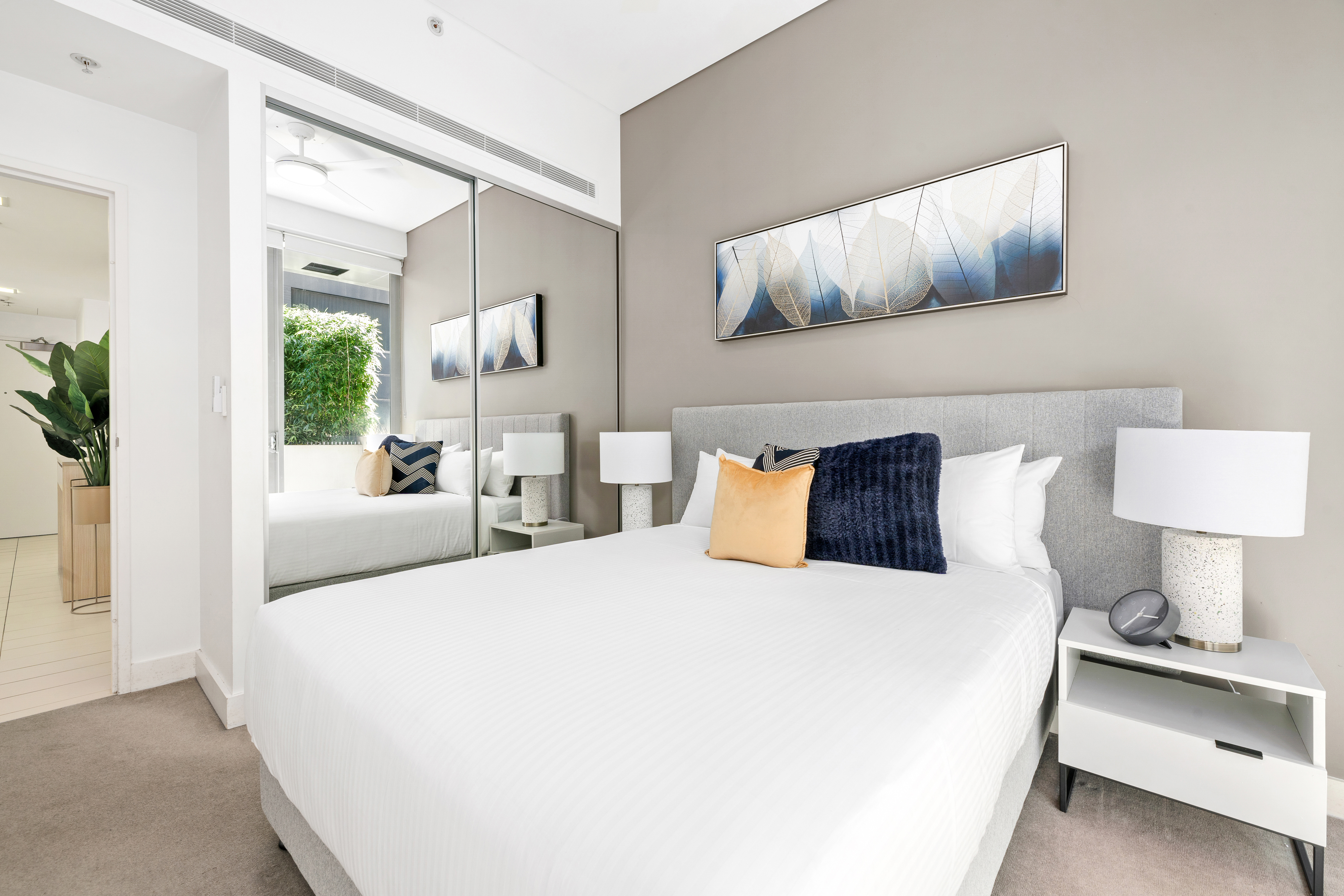Bedroom, One Bedroom (QQ) Apartment at Alta Apartments by Urban Rest, Sydney