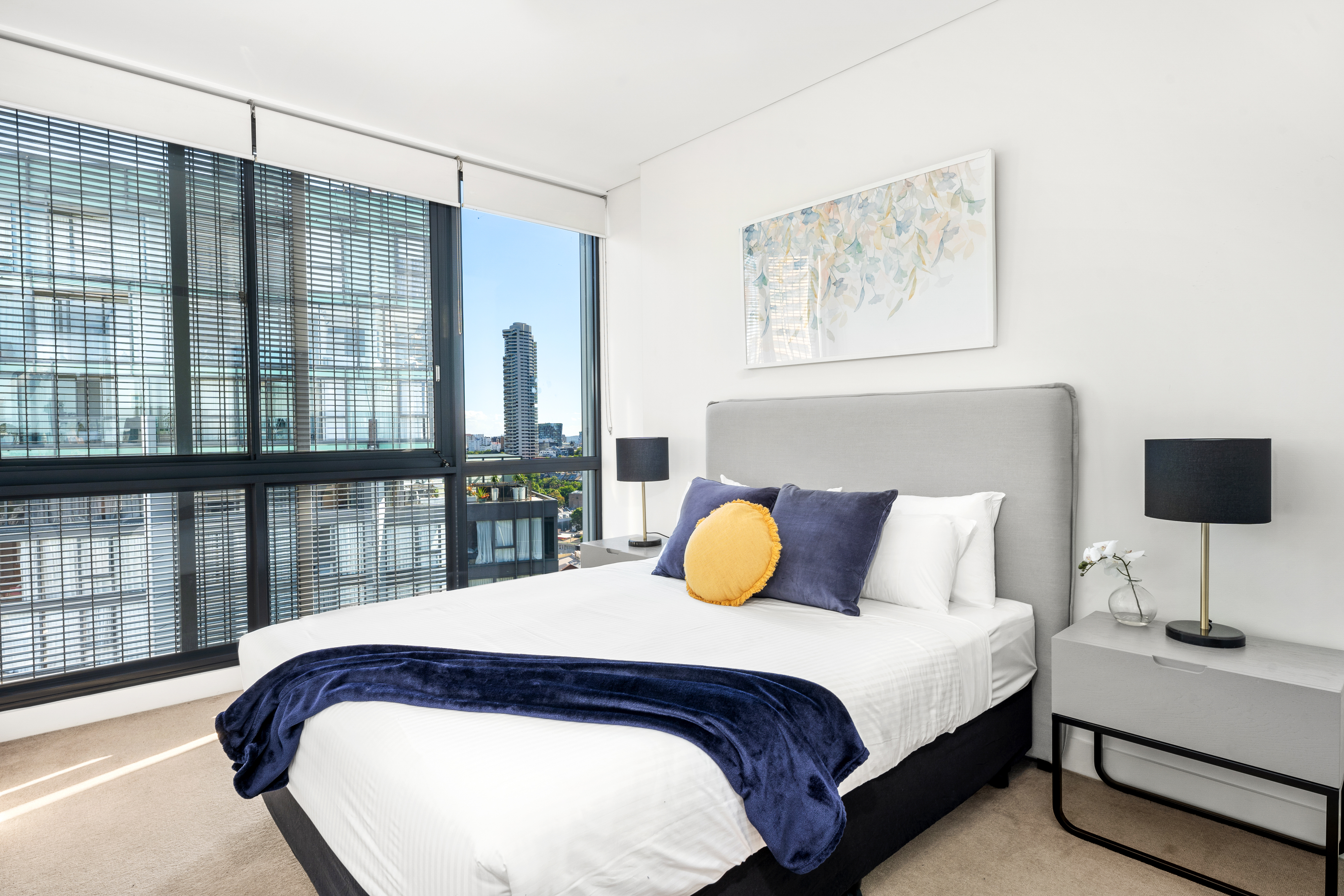 Bedroom 3, Three Bedroom Apartment at Alta Apartments by Urban Rest, Sydney