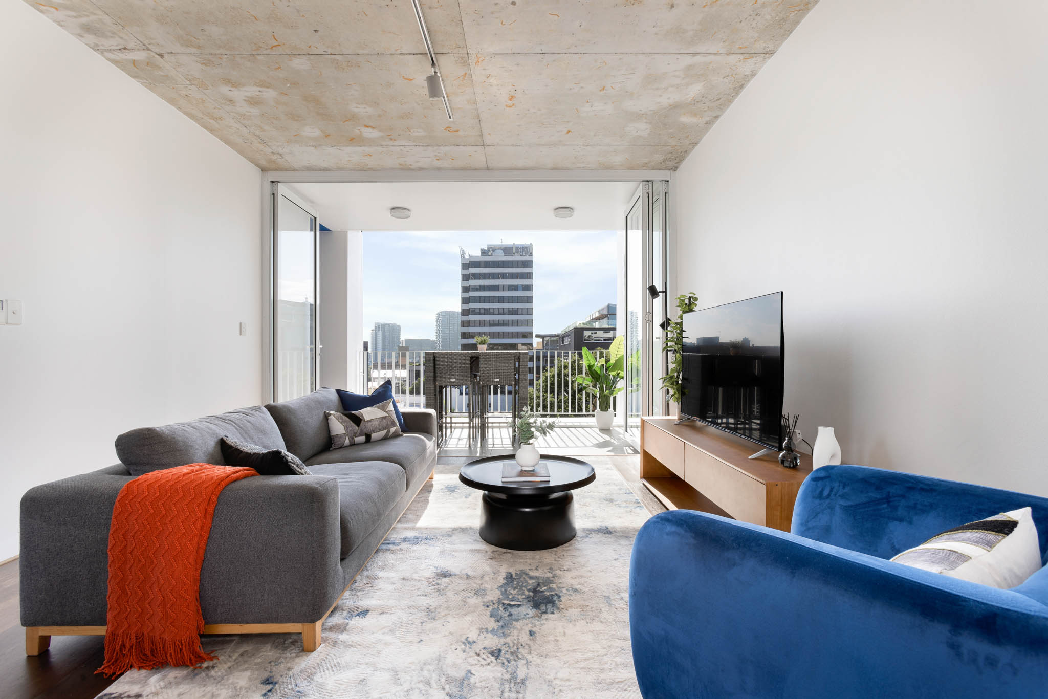 Lounge - One Bedroom Apartment at - The Chromatic Apartments - Urban Rest - Sydney