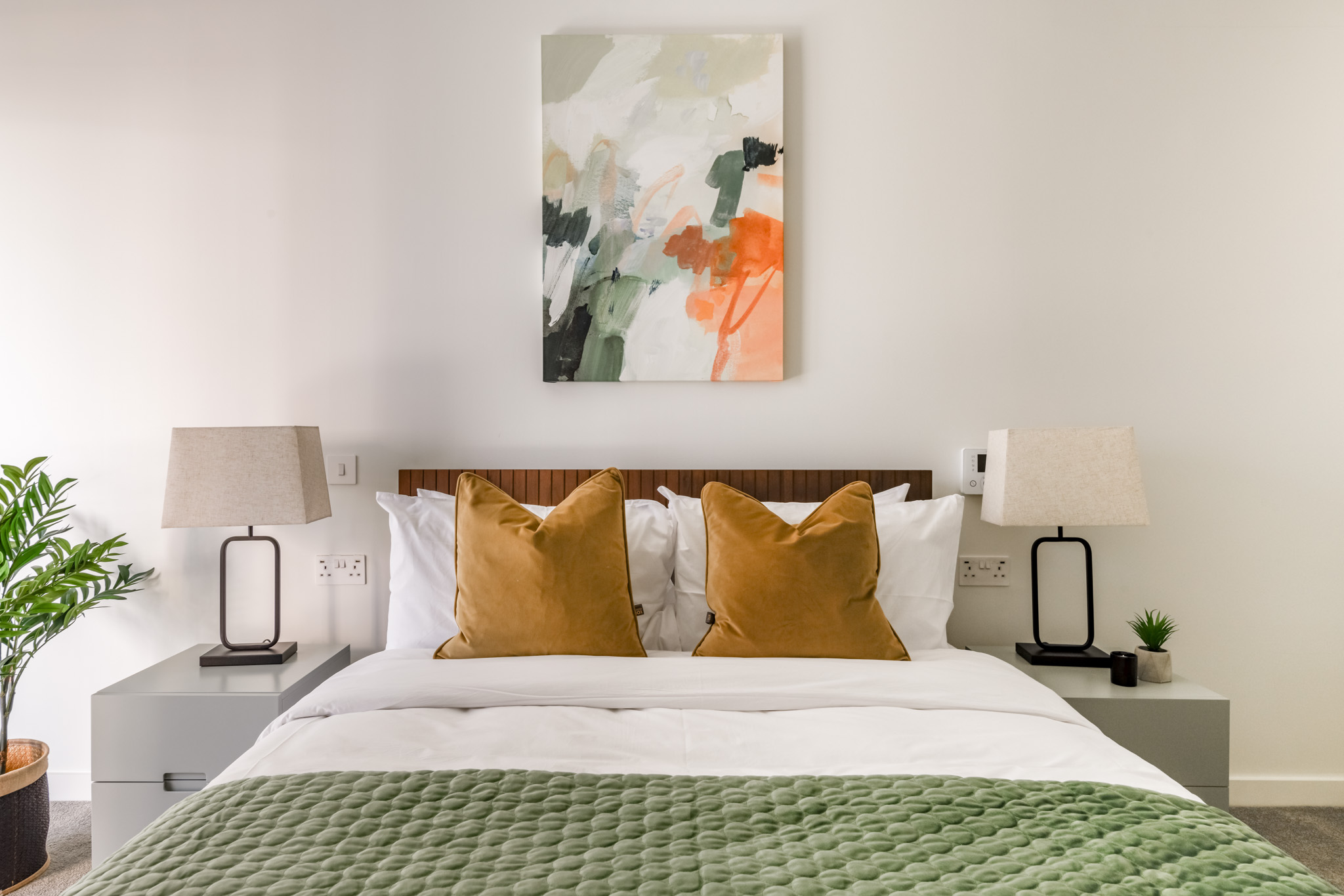 Bedroom - One Bedroom Apartment - Urban rest Battersea Apartments - London - Urban Rest