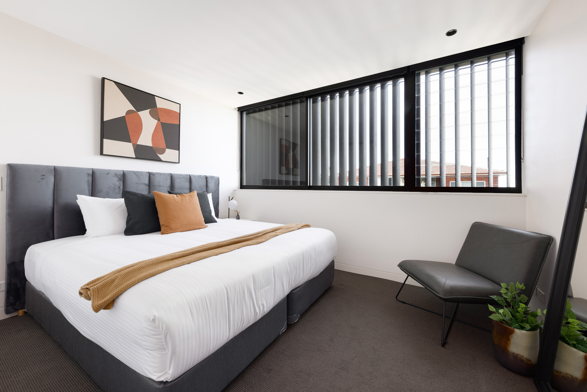 Bedroom - One Bedroom Apartment - Urban Rest - The Horizon Apartments - Randwick
