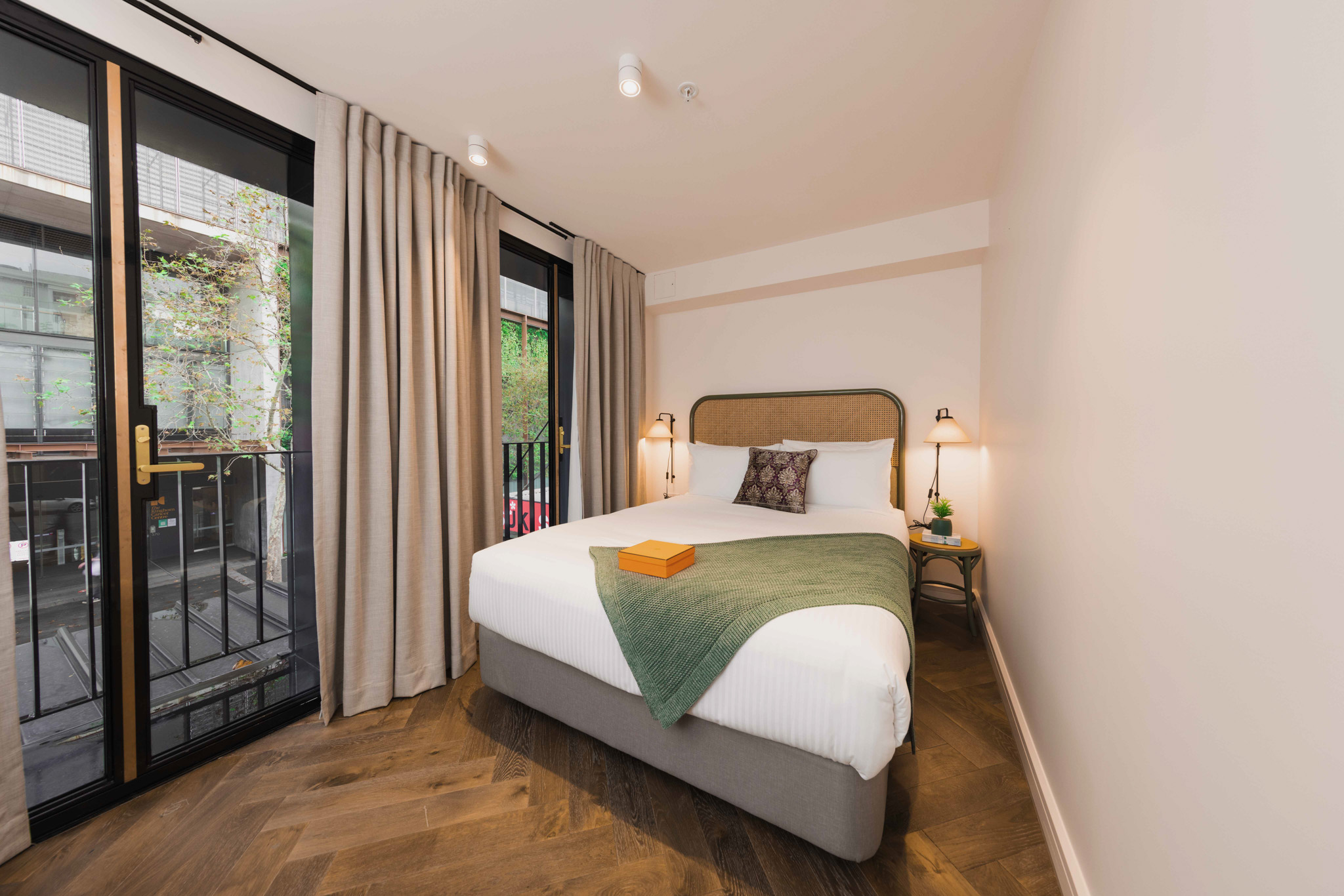 Bedroom Balcony - Hotel Room Double - Urban Rest - The Sarah Hotel - Surry Hills - Sydney