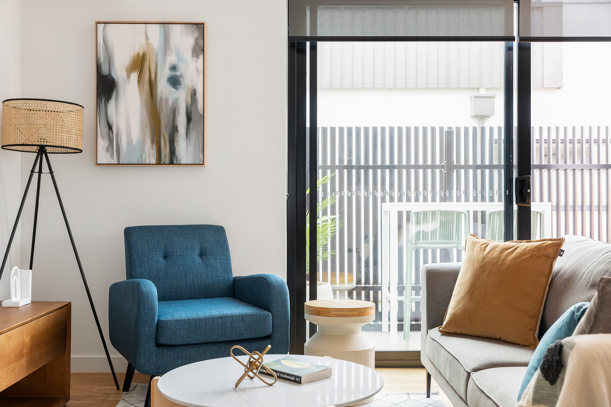 Lounge - Two Bedroom Apartment - Urban Rest - Docker St Apartments - Melbourne