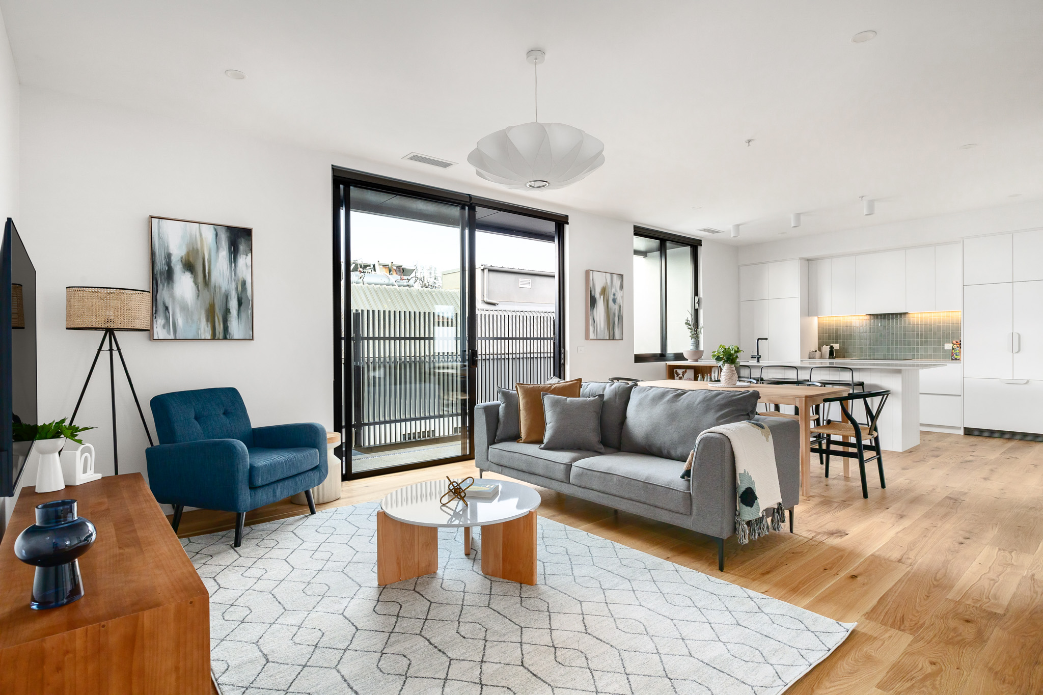 Lounge - Urban Rest - Docker St Apartments - Elwood Melbourne