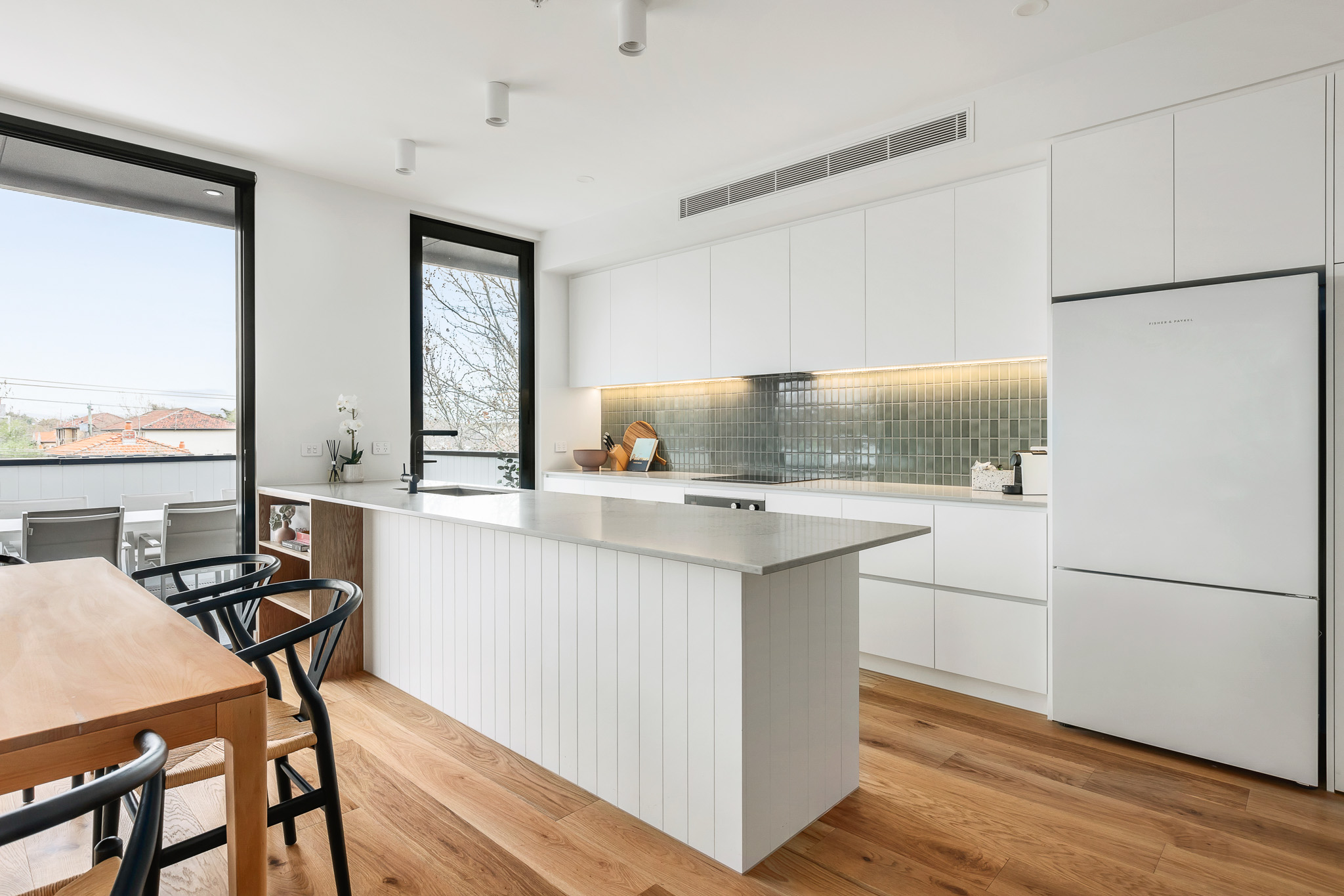 Kitchen - Three Bedroom Apartment - Urban Rest - Docker St Apartments - Melbourne