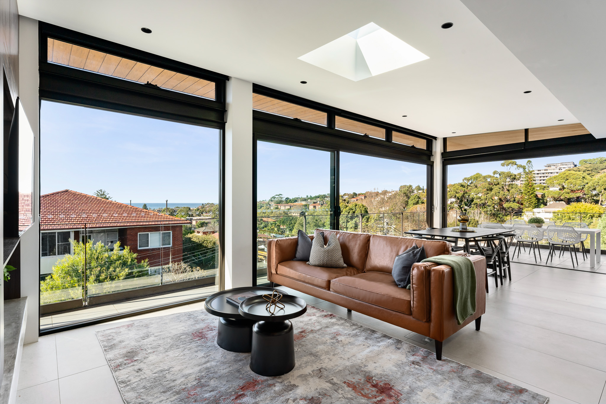 Lounge, Three Bedroom Apartment at The Horizon Apartments by Urban Rest, Randwick