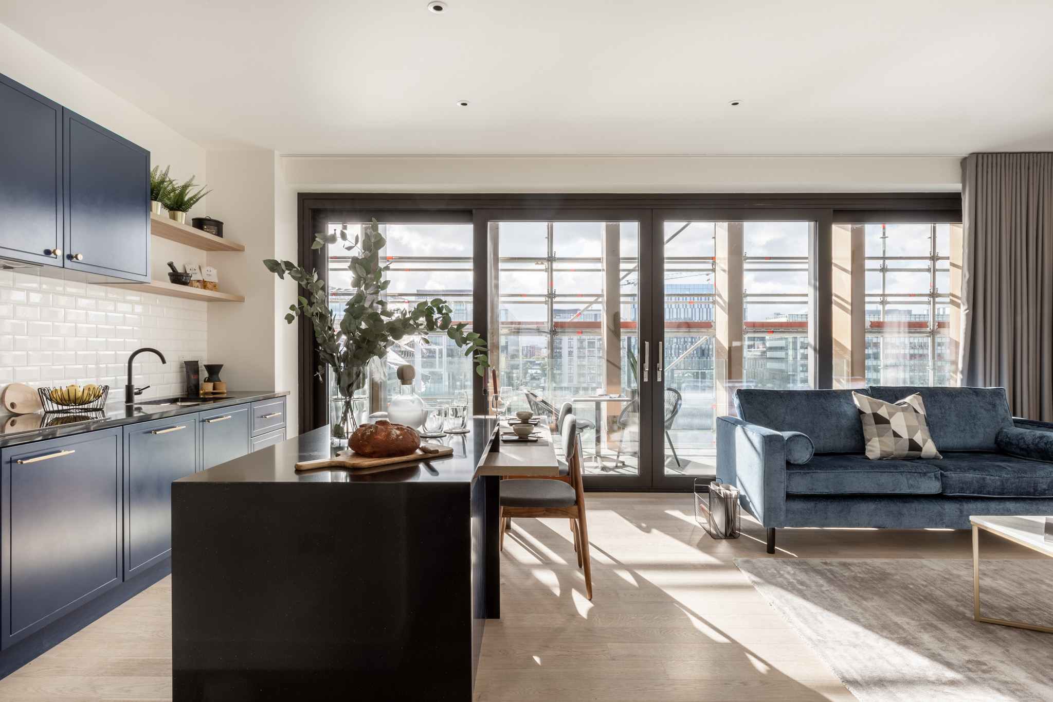 Kitchen, Two Bedroom Apartment at Urban Rest Docklands, Ireland