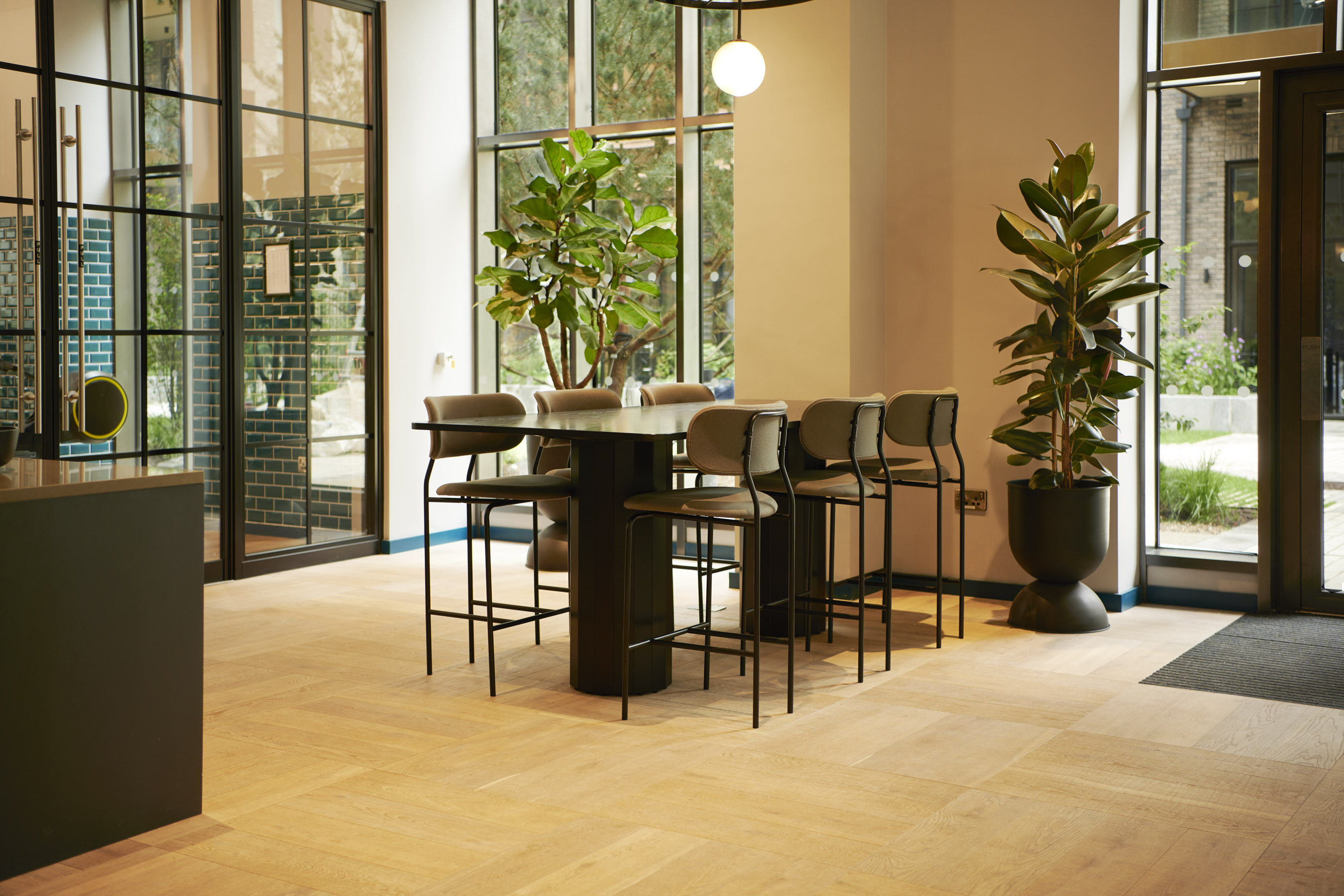 Residents' Lounge, Dublin Docklands Apartments, Ireland
