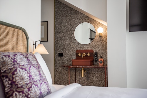 Bedroom sink - Hotel Room Double - Urban Rest - The Sarah Hotel - Surry Hills - Sydney