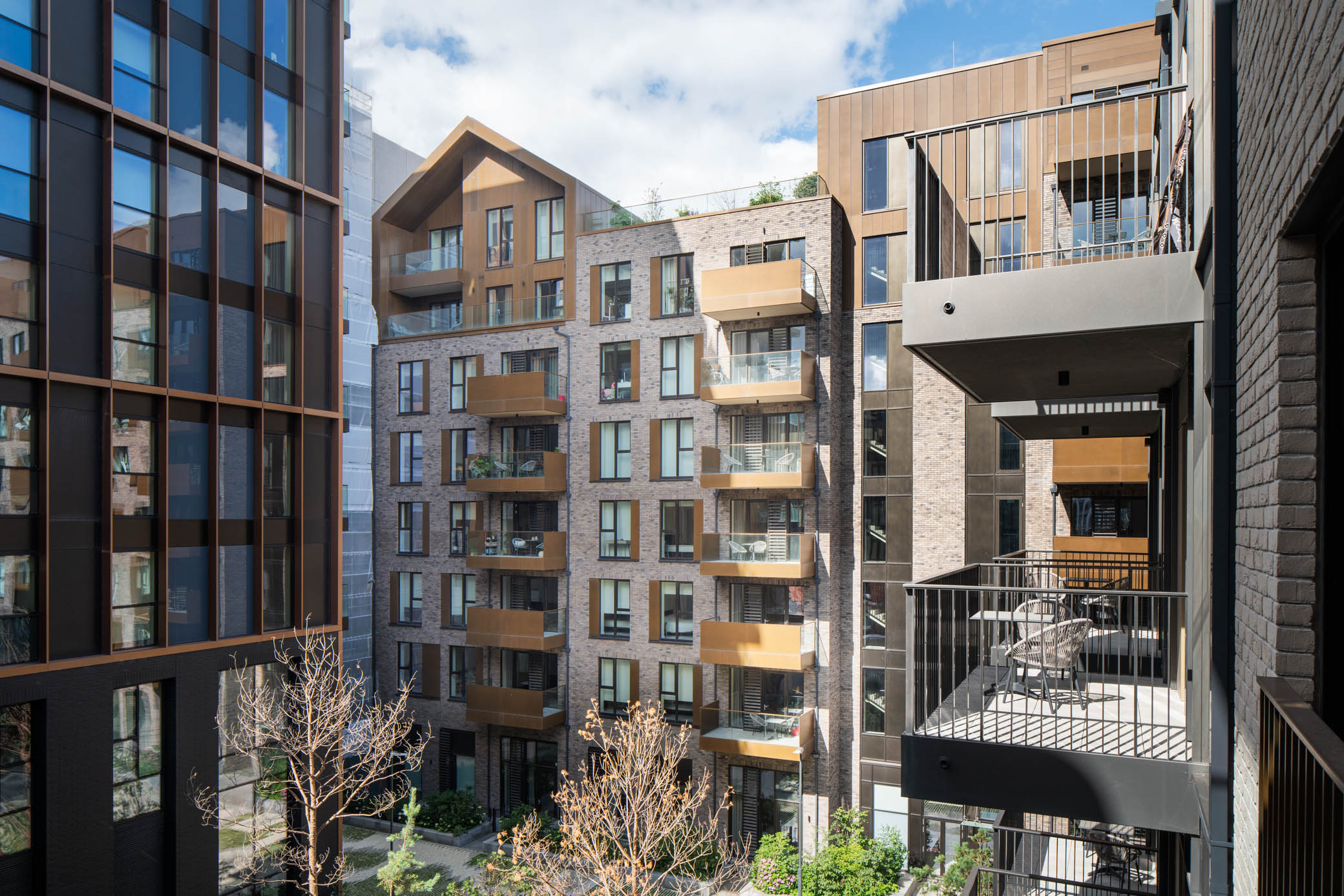 Balcony views, One Bedroom Apartment at Urban Rest Dublin Docklands, Ireland