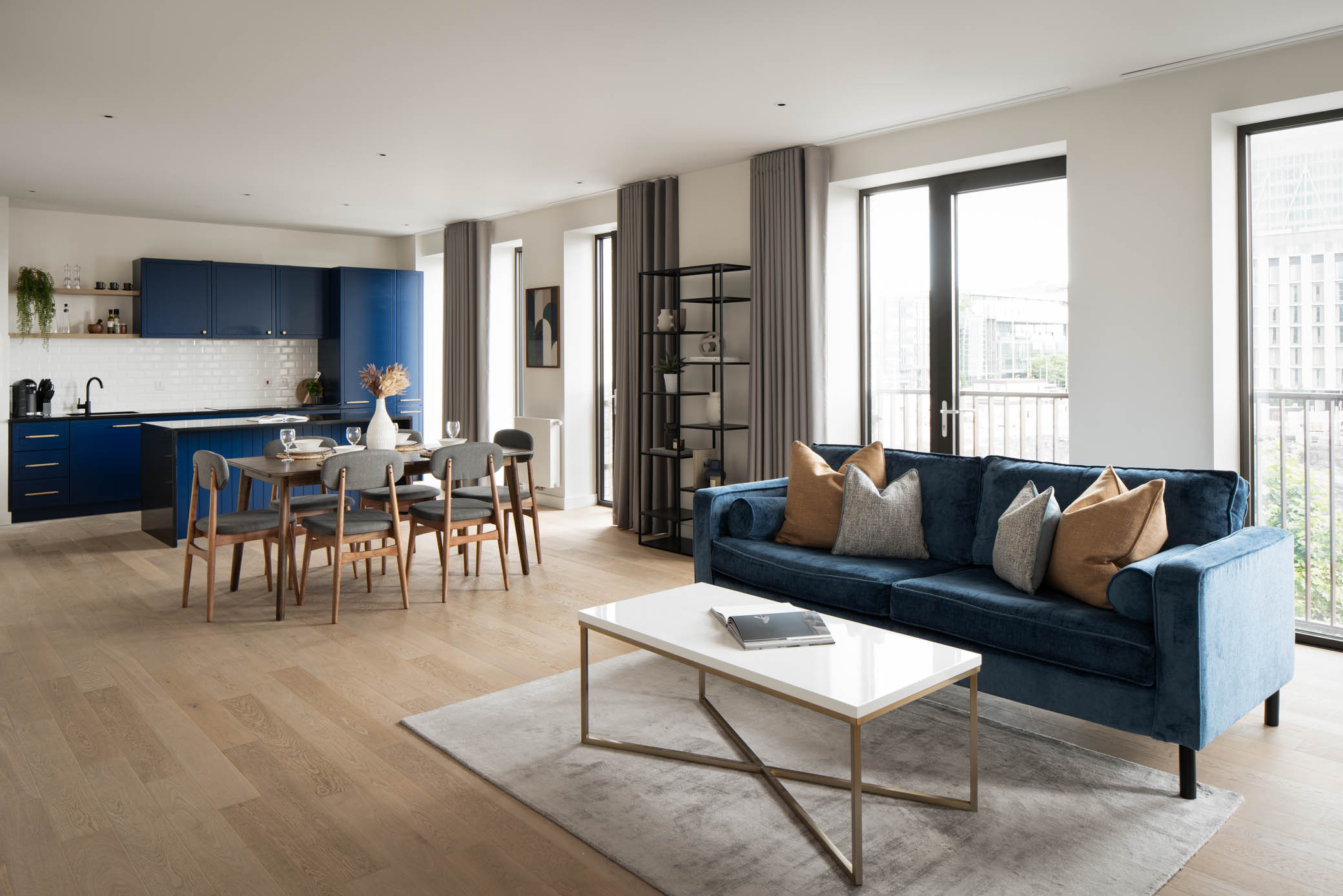 Lounge - Two Bedroom Apartment - Urban Rest - Urban Rest Dublin Docklands - Ireland