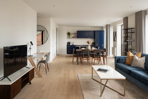 Kitchen - Two Bedroom Apartment - Urban Rest - Urban Rest Dublin Docklands - Ireland