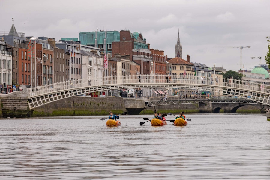 Kayaking in Dublin Docklands Urban Rest Serviced Apartments