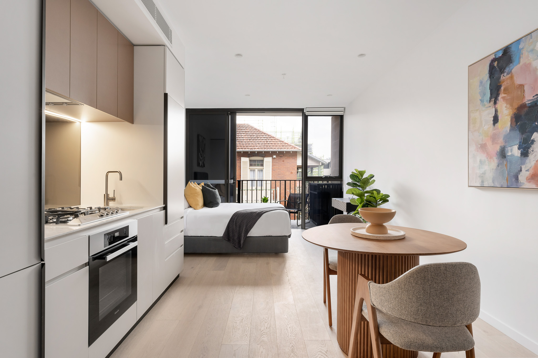 Living area - Studio Apartment - Urban Rest - North Sydney Apartments - Sydney