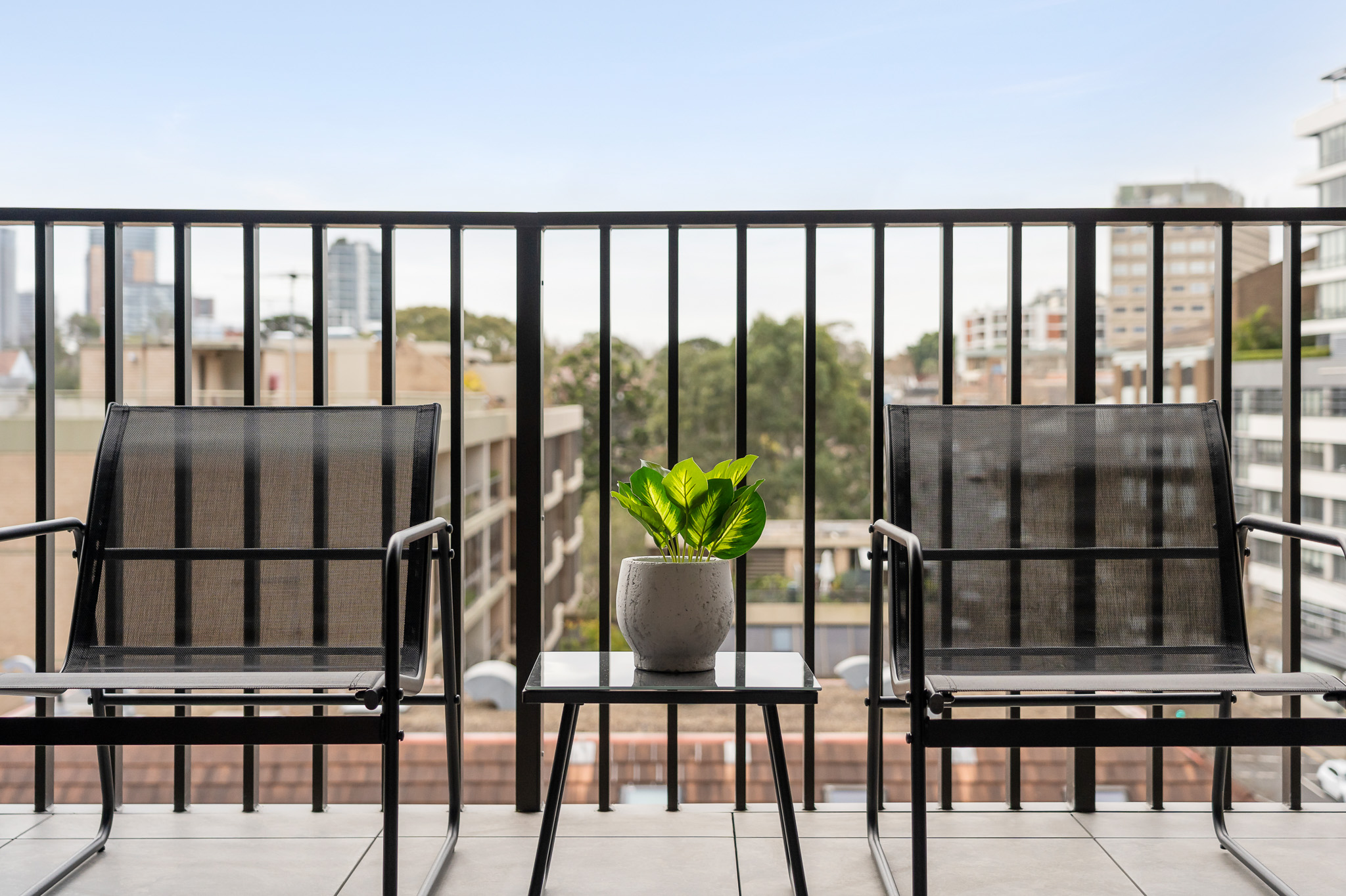 Balcony - One Bedroom Apartment - Urban Rest - North Sydney Apartments - Sydney