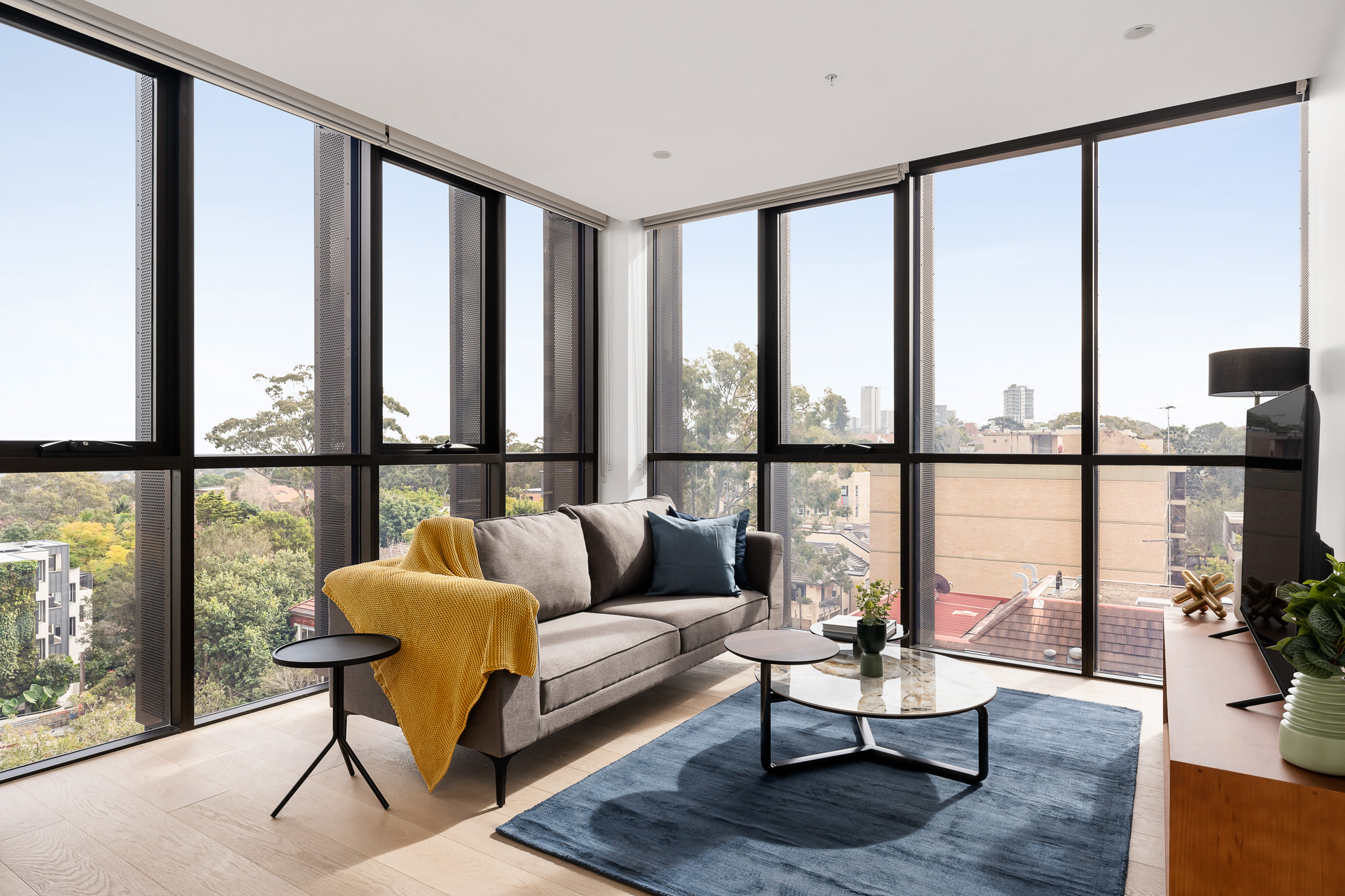 Lounge - Two Bedroom Apartment - Urban Rest - North Sydney Apartments - Sydney